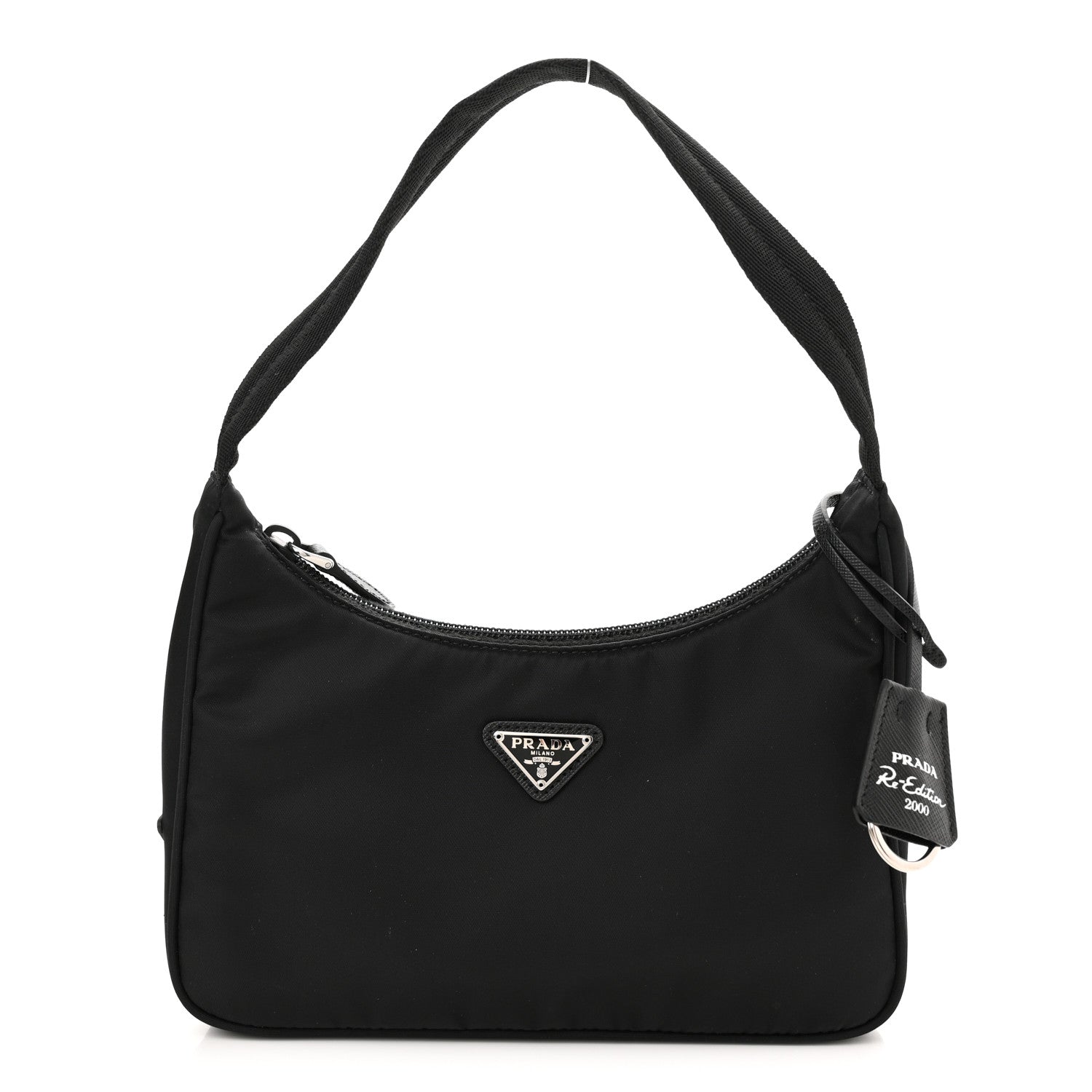 Prada Tessuto Nylon Mini Re-Edition 2000 Bag Black 1 of 9