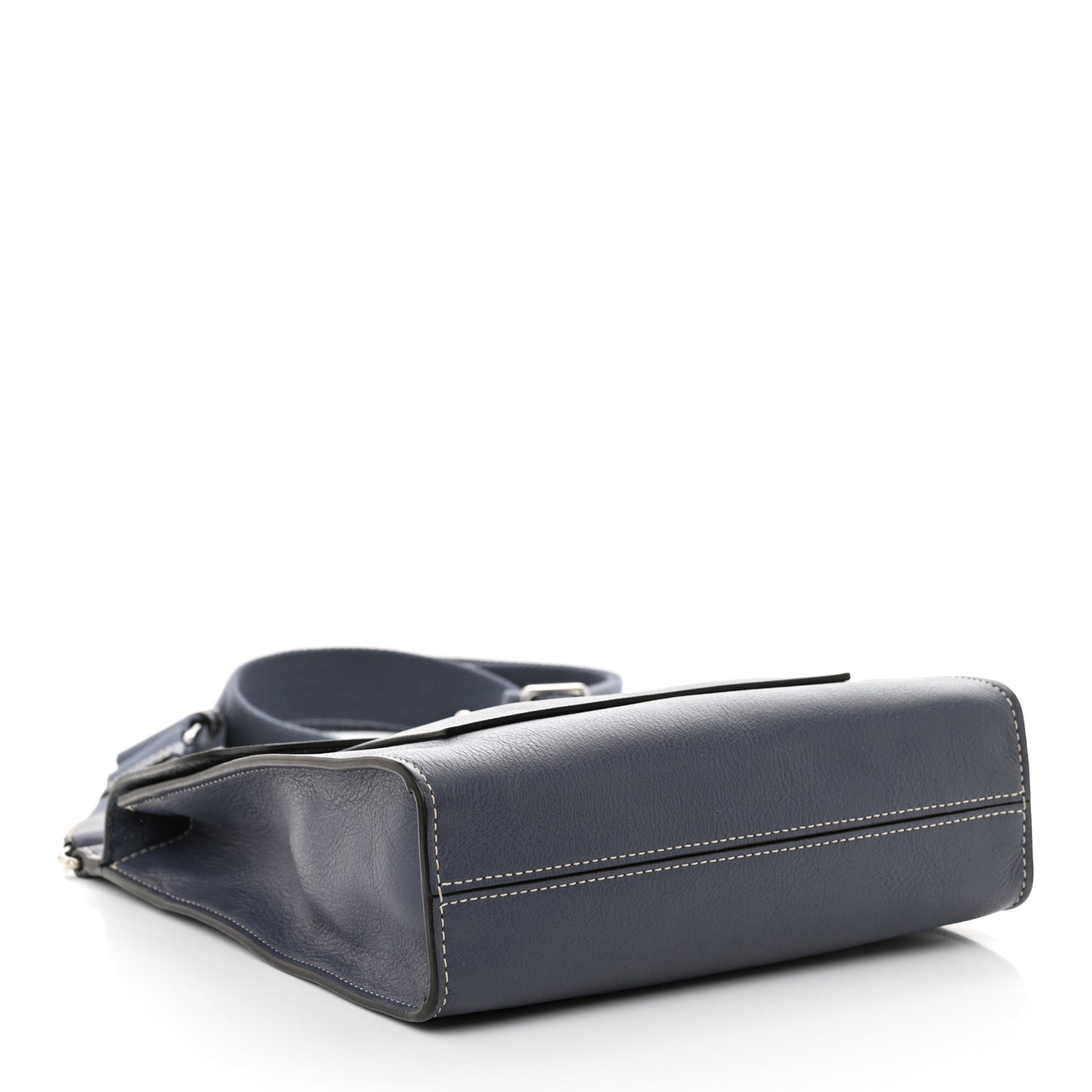 Grain Calfskin New Antony Messenger Crossbody Blue