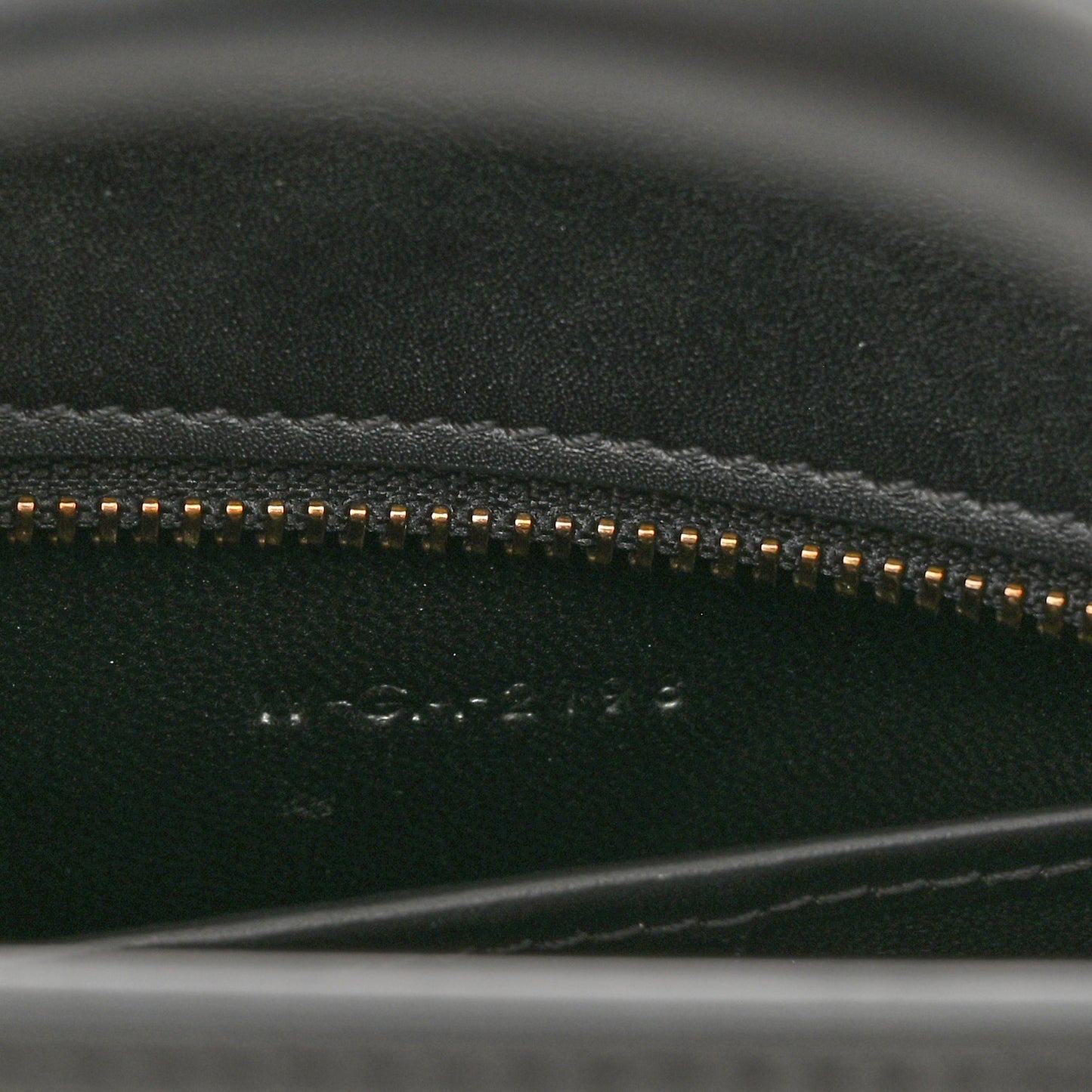Baby Grained Calfskin Nano Tri-Color Luggage Zinc Almond