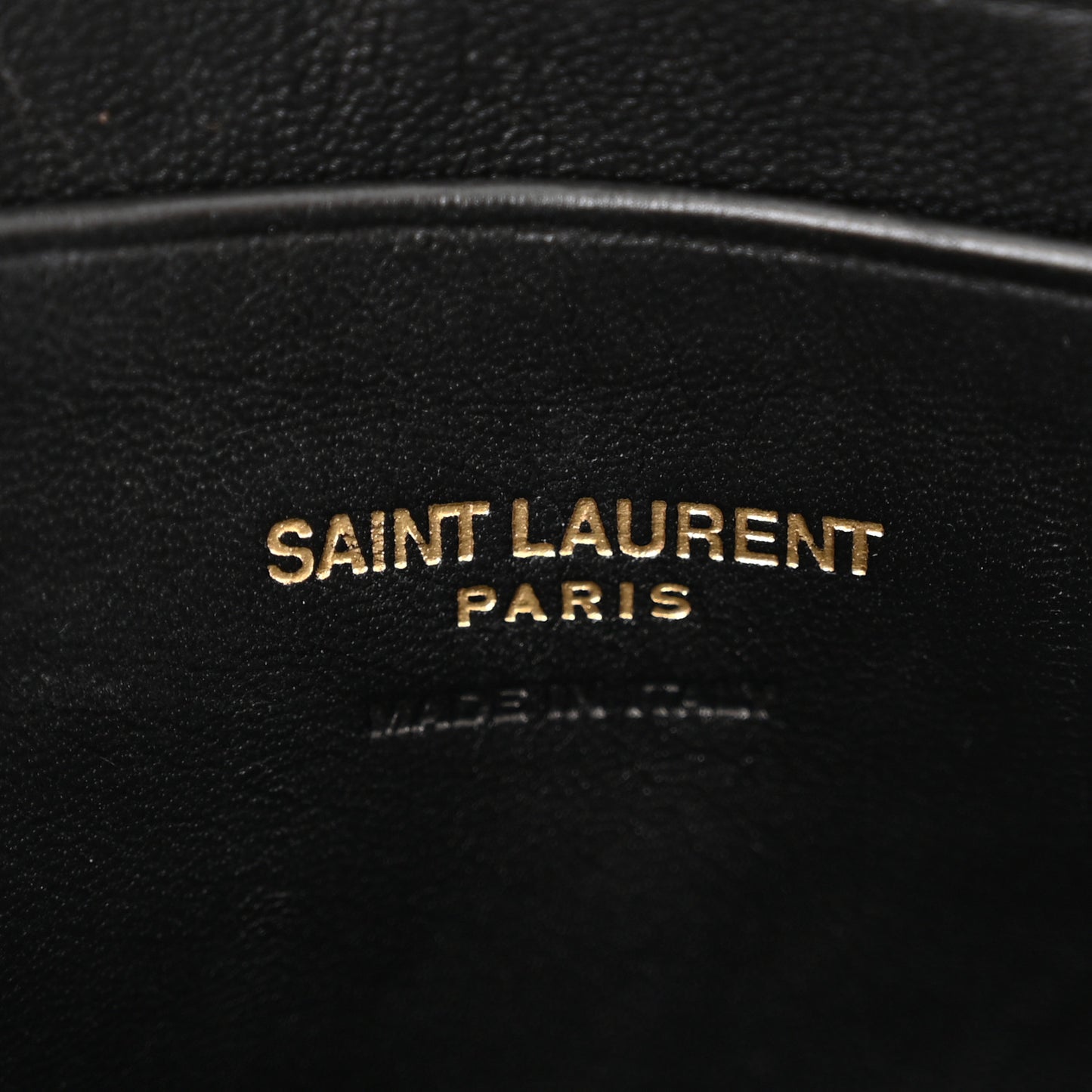 Grain De Poudre Matelasse Monogram Mini Lou Camera Bag Black