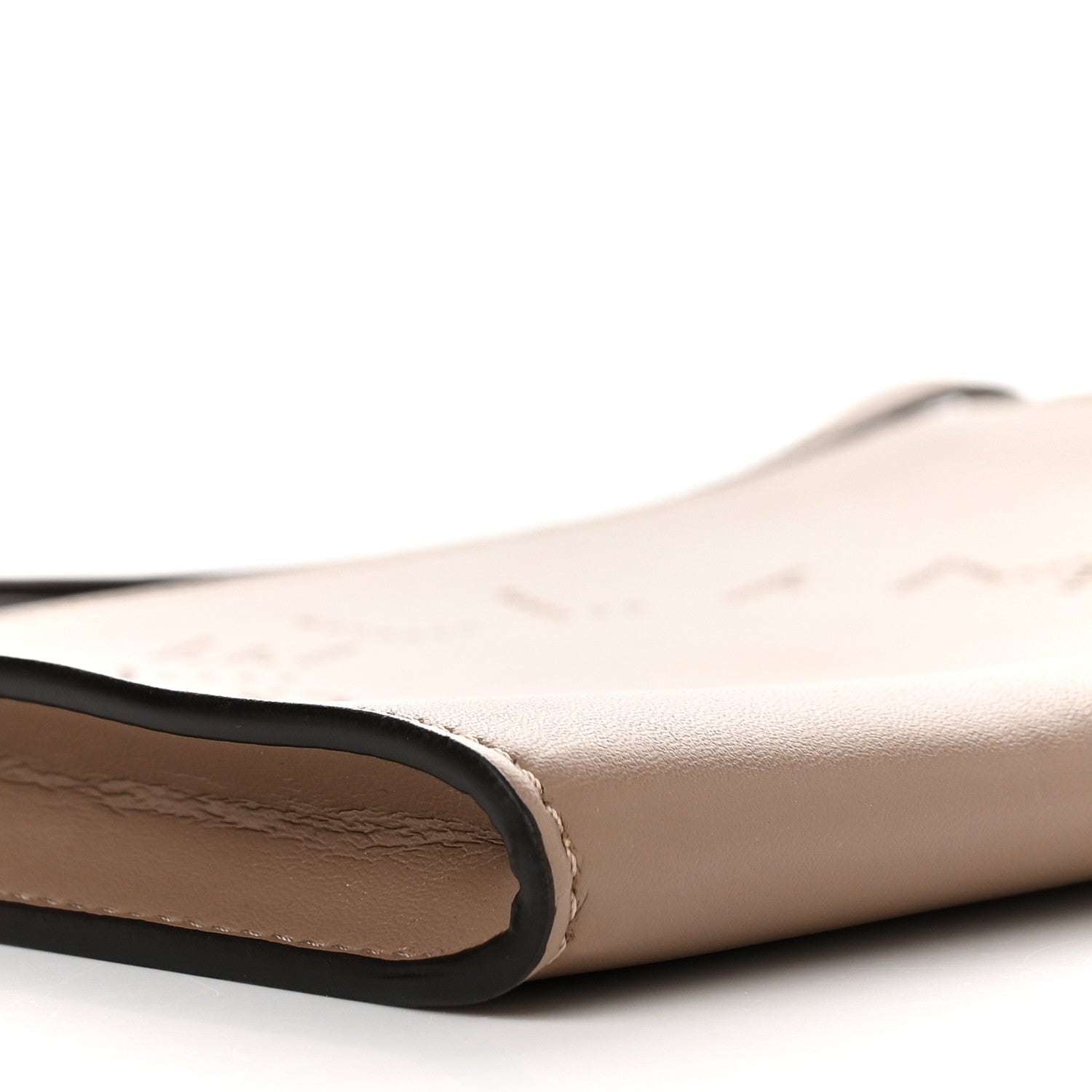 Stella McCartney Alter Nappa Perforated Logo Pouch Beige 9 of 12