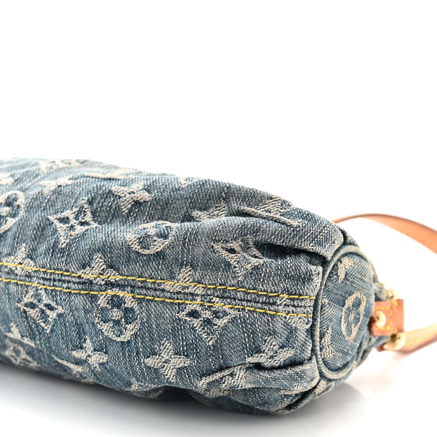 Louis Vuitton Monogram Denim Mini Pleaty Blue 9 of 12