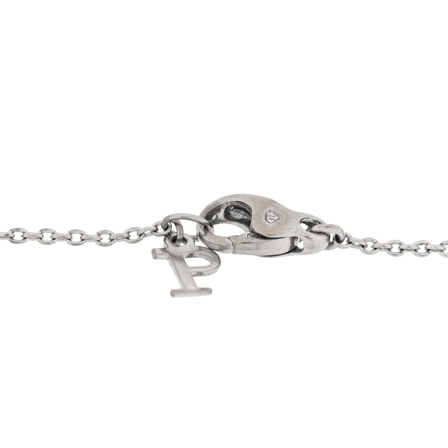 18K White Gold Diamond Possession Station Bracelet