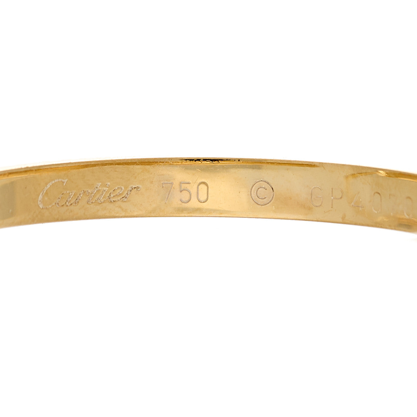 18K Yellow Gold Large LOVE Hoop Earrings