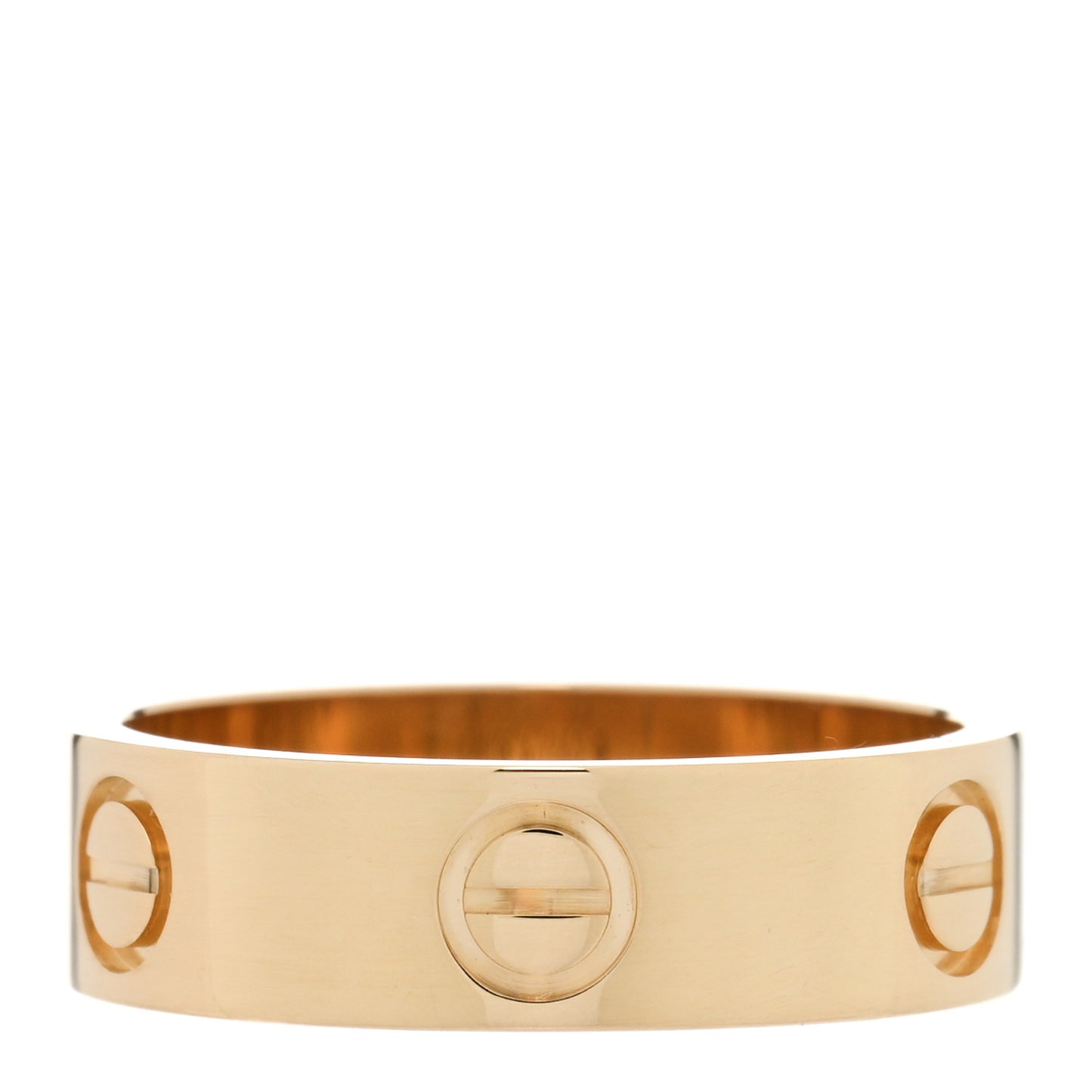 18K Yellow Gold 5.5mm LOVE Ring 54 6.75