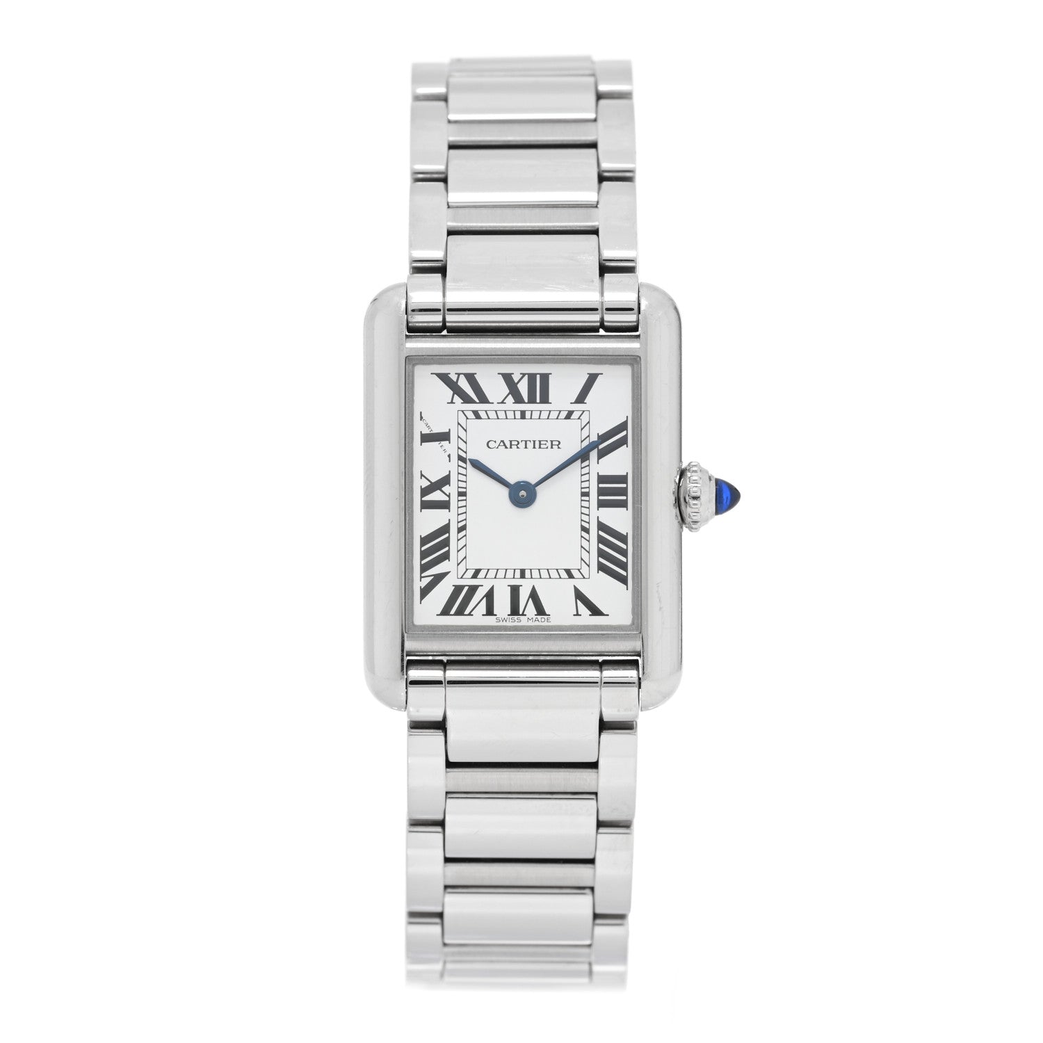 Cartier Stainless Steel 22mm Tank Must Quartz Watch 1 of 4