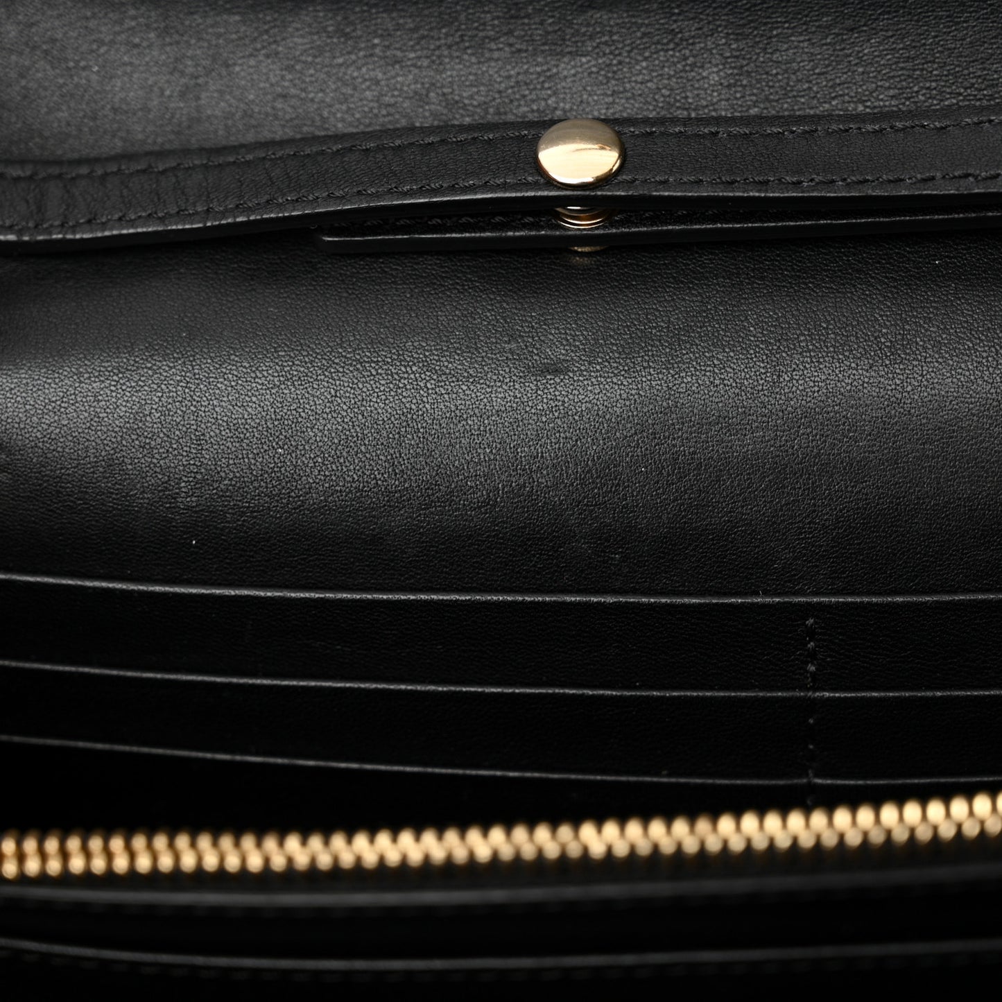 Calfskin House Check Henley Wallet On Chain Black