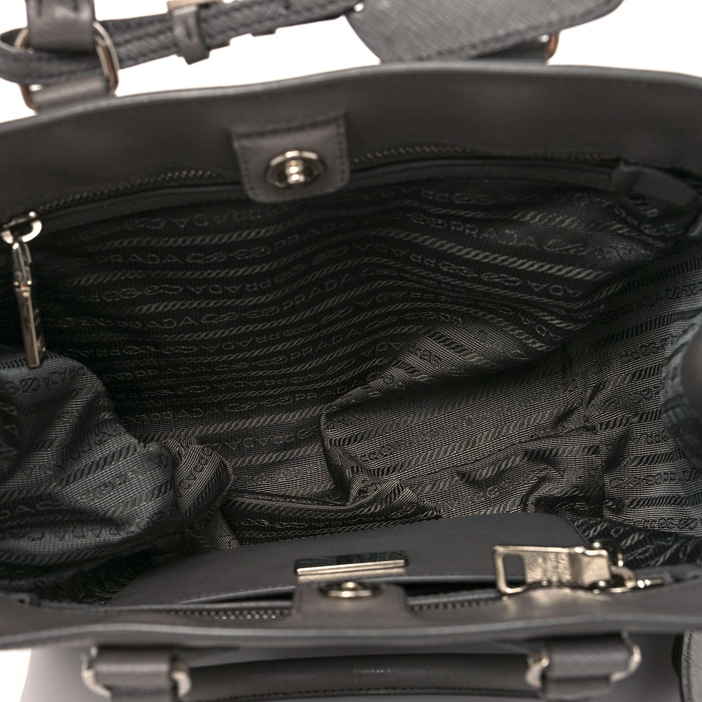 Saffiano Lux 2way Tote Marmo Nube
