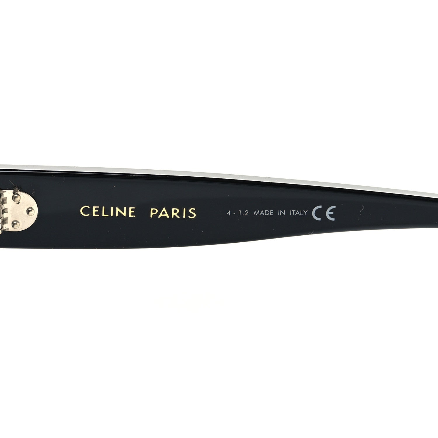 Celine Acetate Rectangle Sunglasses CL401951 Black 5 of 8