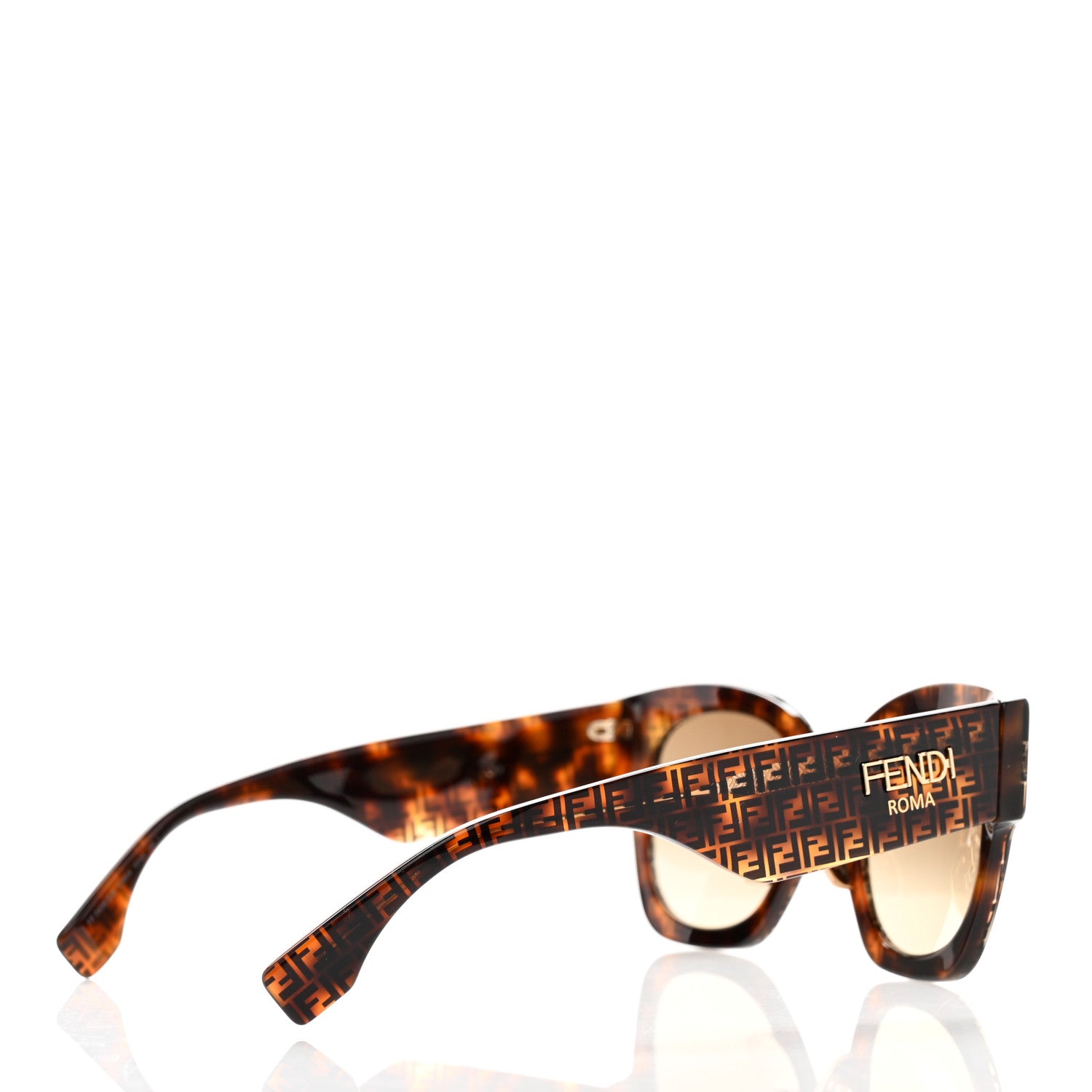 Fendi Acetate FF Sunglasses FF 0458/G/S Havana 4 of 7