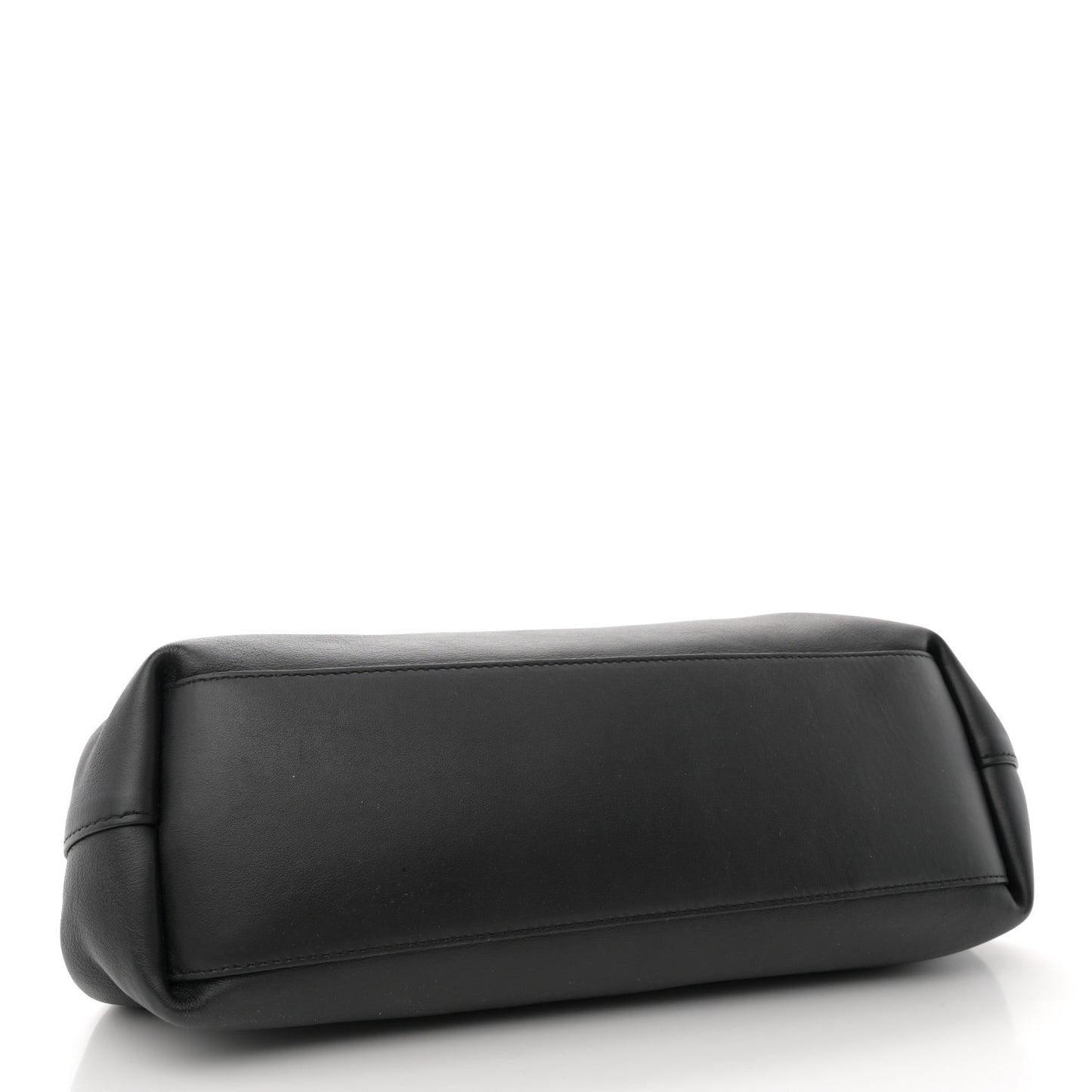 Calfskin Medium The Point Triangle Bag Black