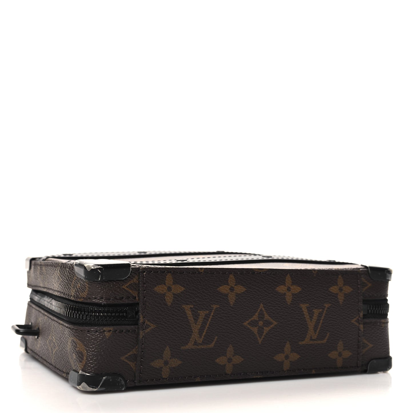 Monogram Macassar Handle Soft Trunk Black