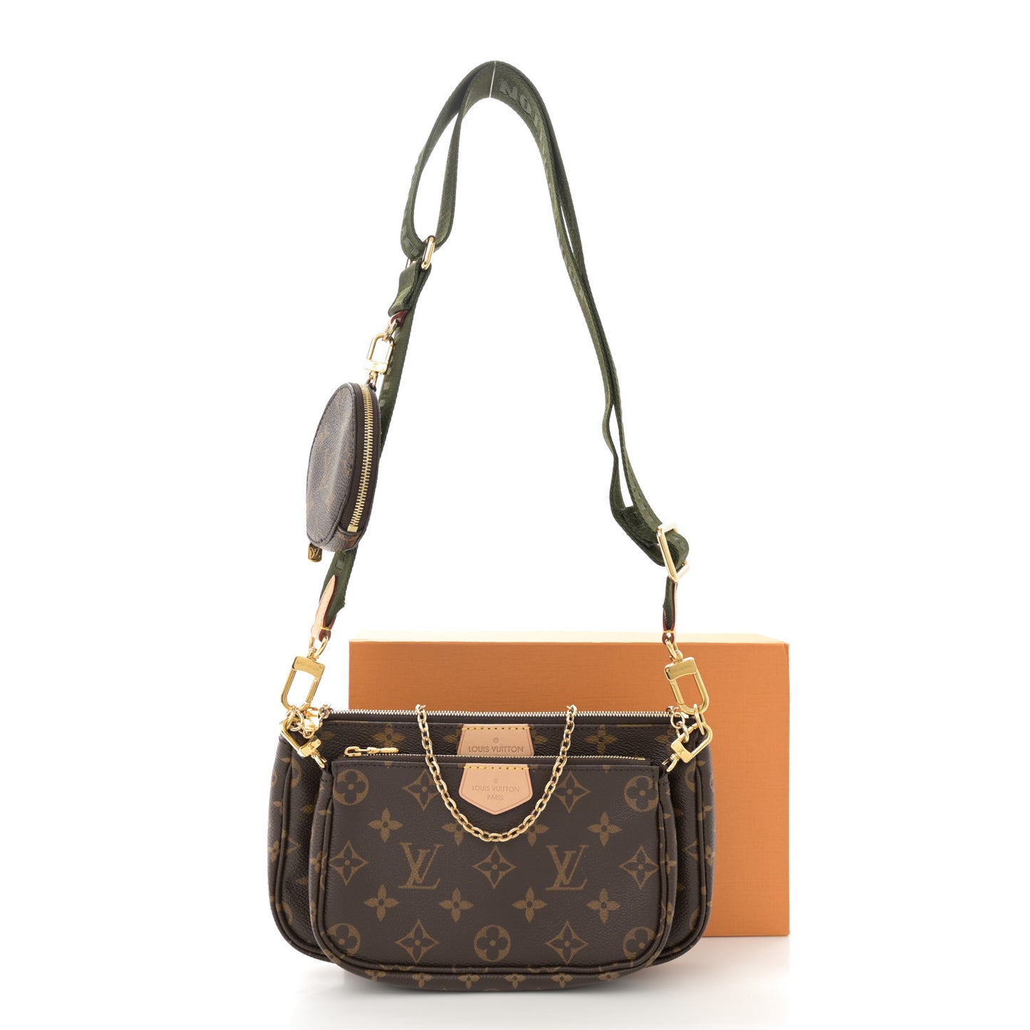 Monogram Multi Pochette Accessories Kaki