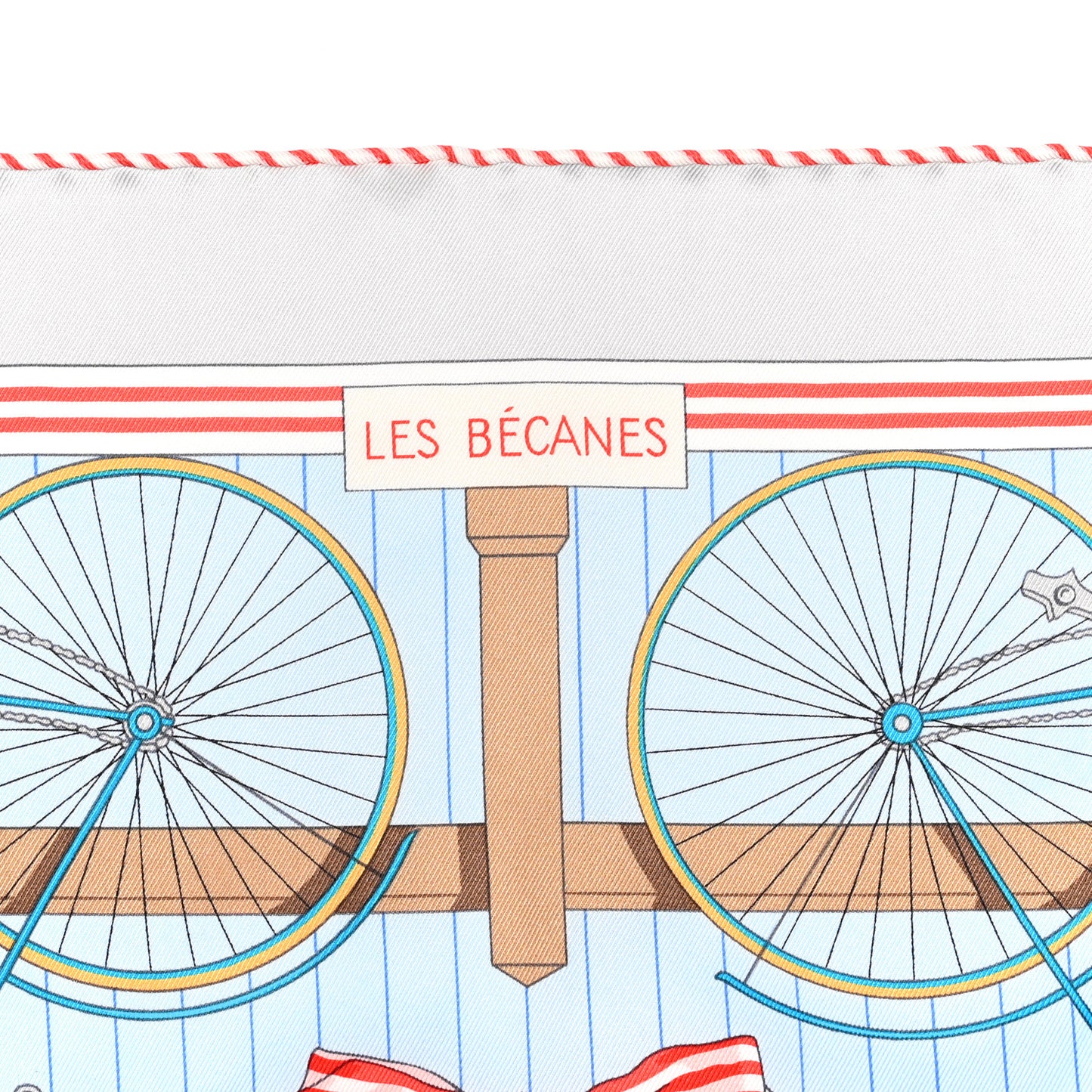 Silk Vintage Les Becanes Scarf 70