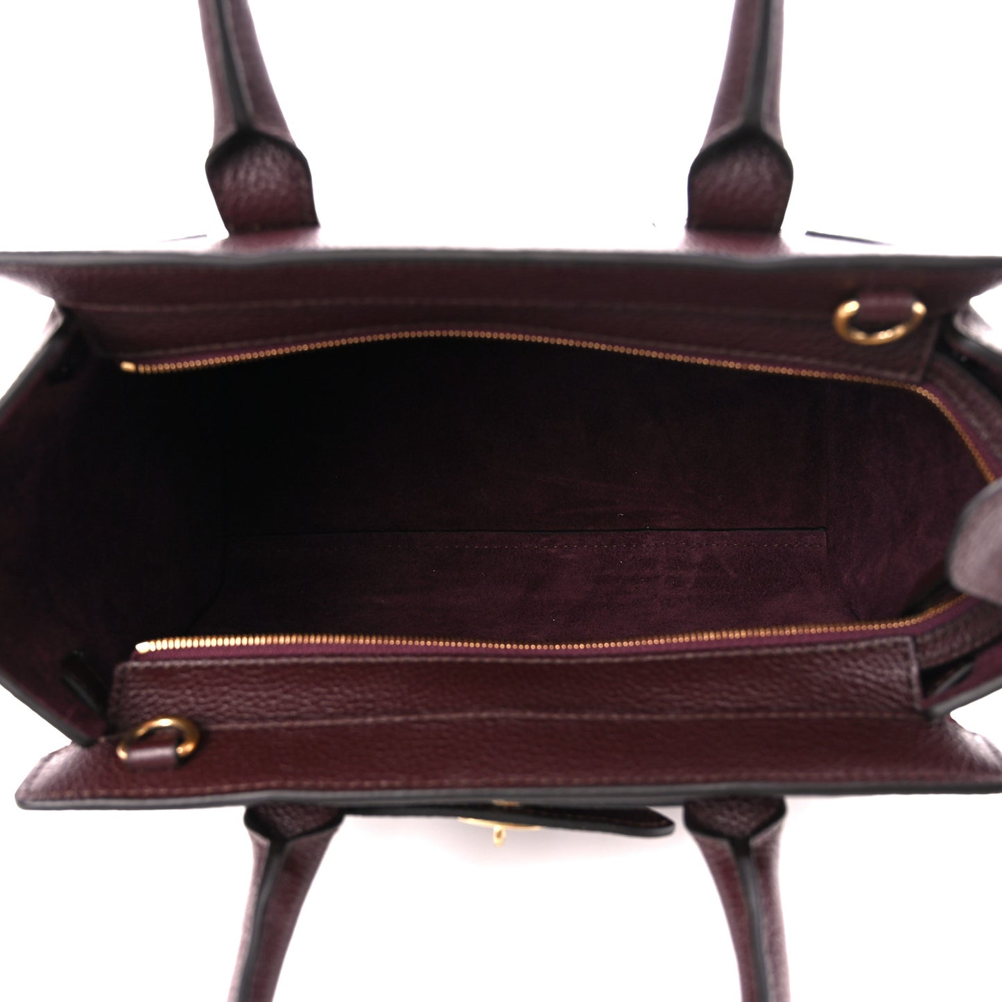 Small Classic Grain Mini Zipped Bayswater Oxblood