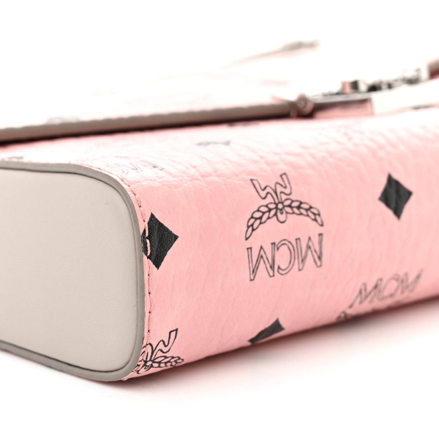 MCM Visetos Medium Millie Crossbody Bag Soft Pink 8 of 9