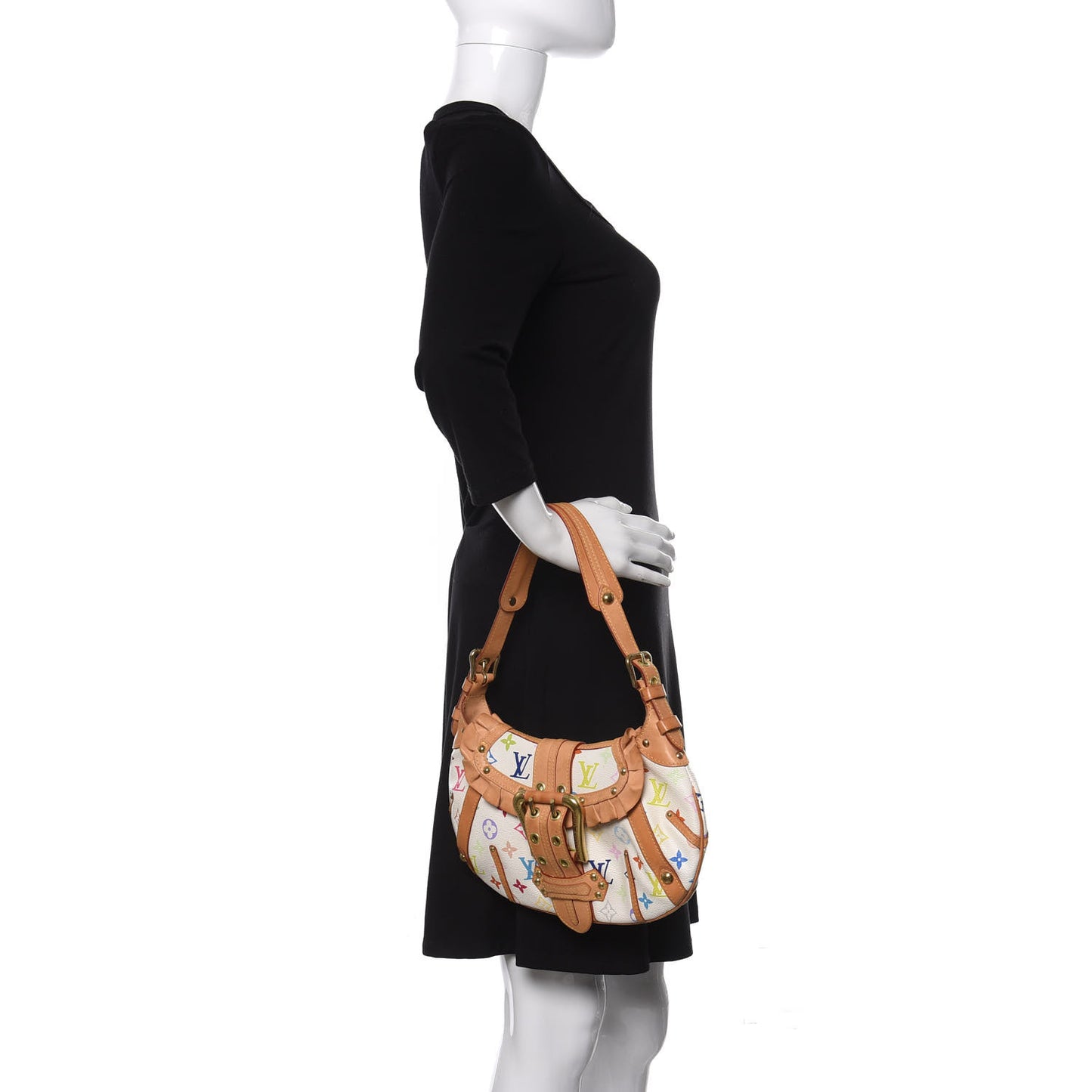 Monogram Multicolor Leonor White