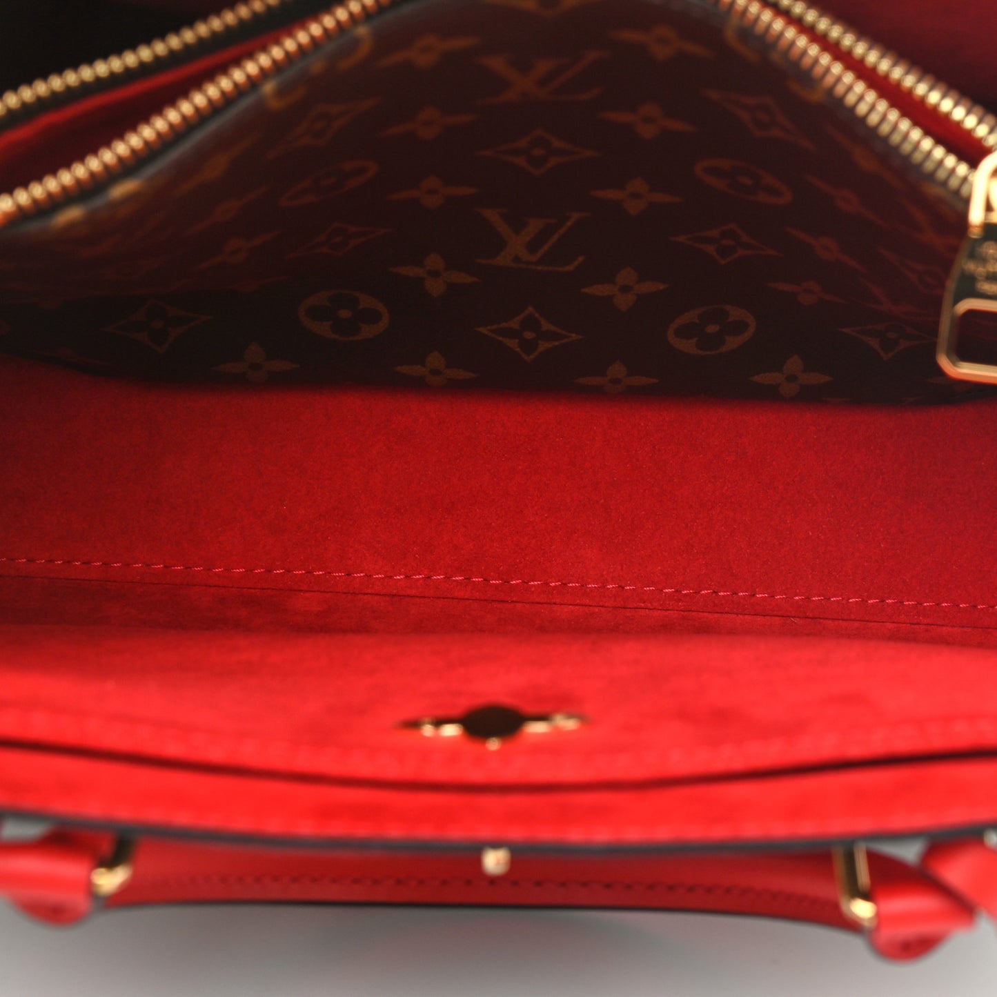 Monogram Flower Tote Coquelicot