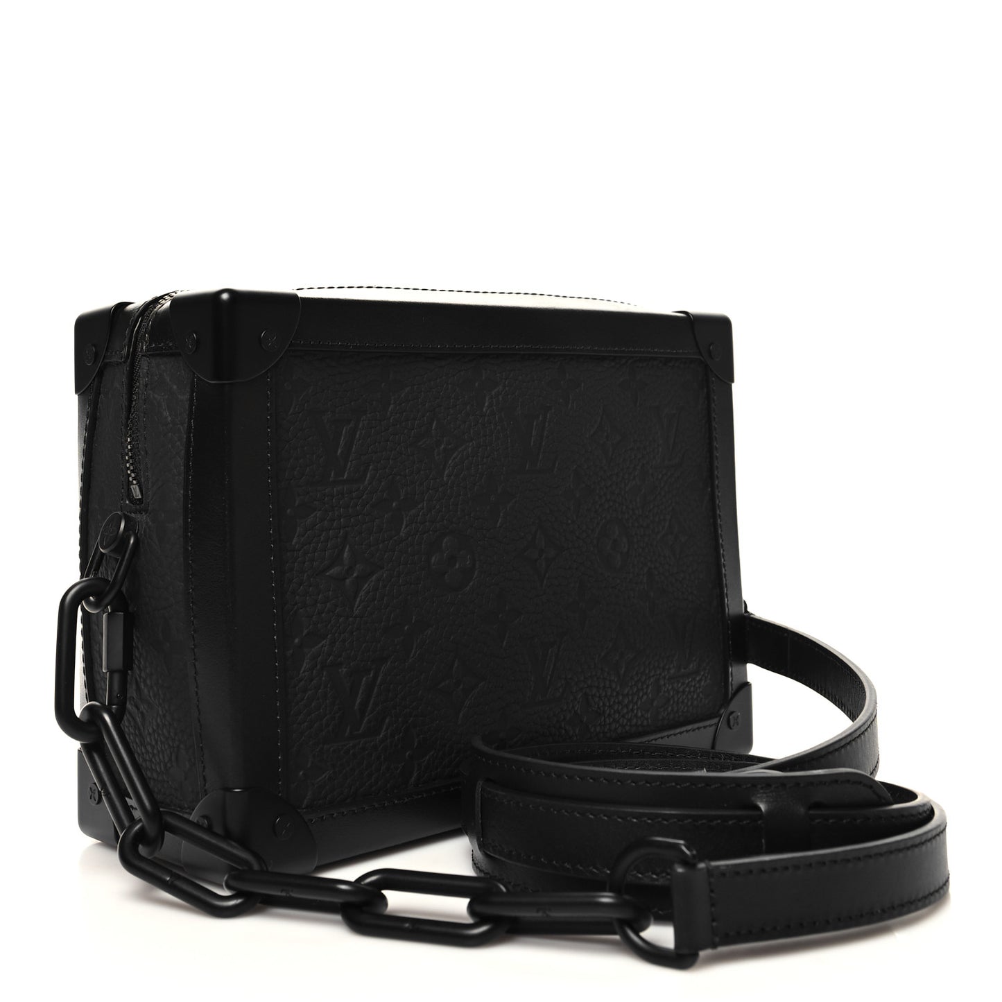 Taurillon Monogram Solar Ray Soft Trunk Black