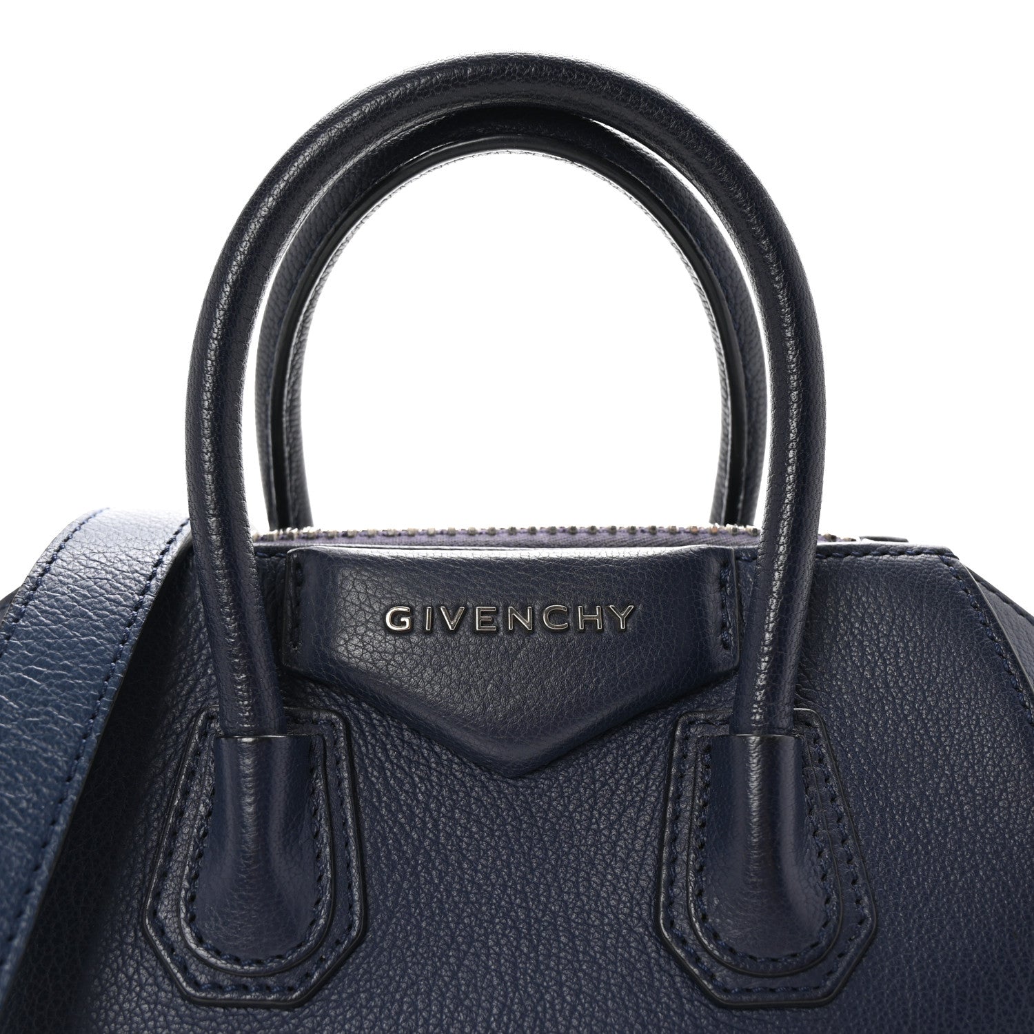 Givenchy Sugar Goatskin Mini Antigona Navy 8 of 10