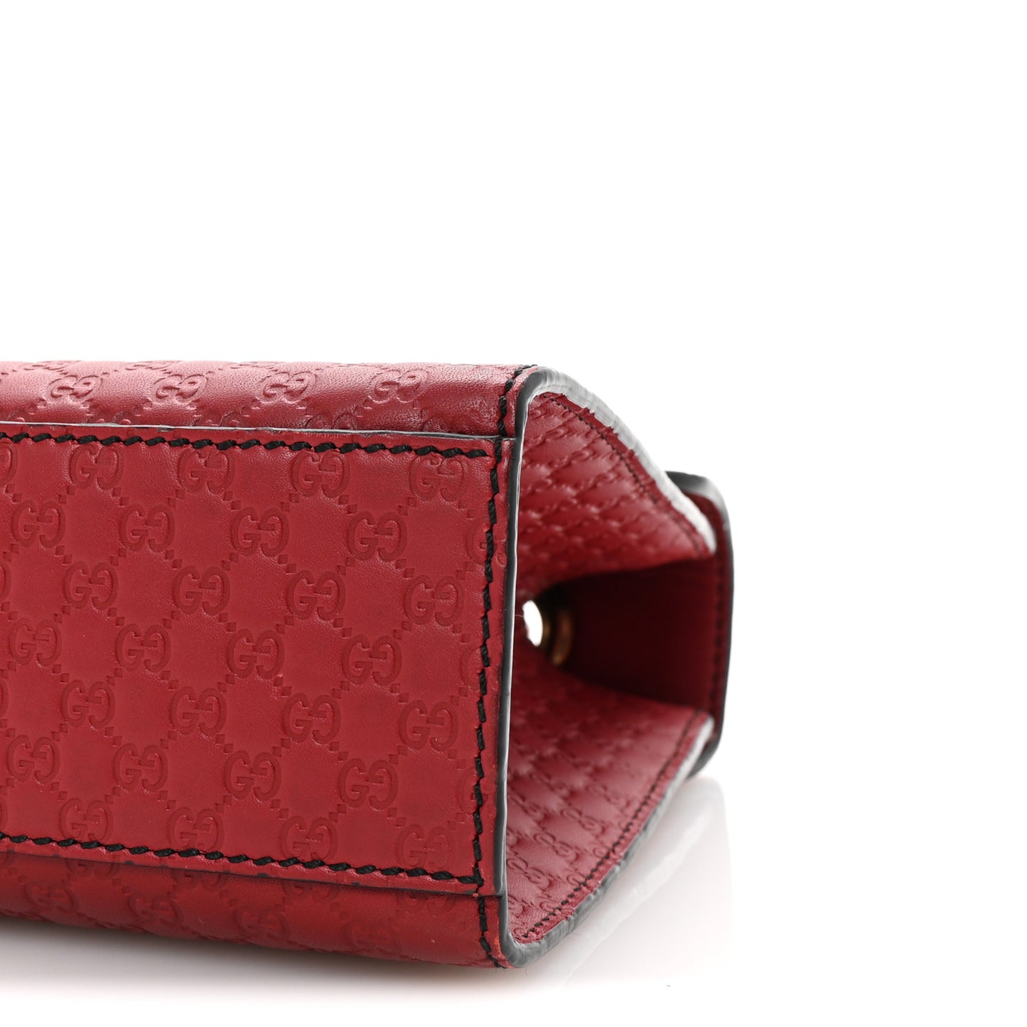 Microguccissima Medium Emily Chain Shoulder Bag Red