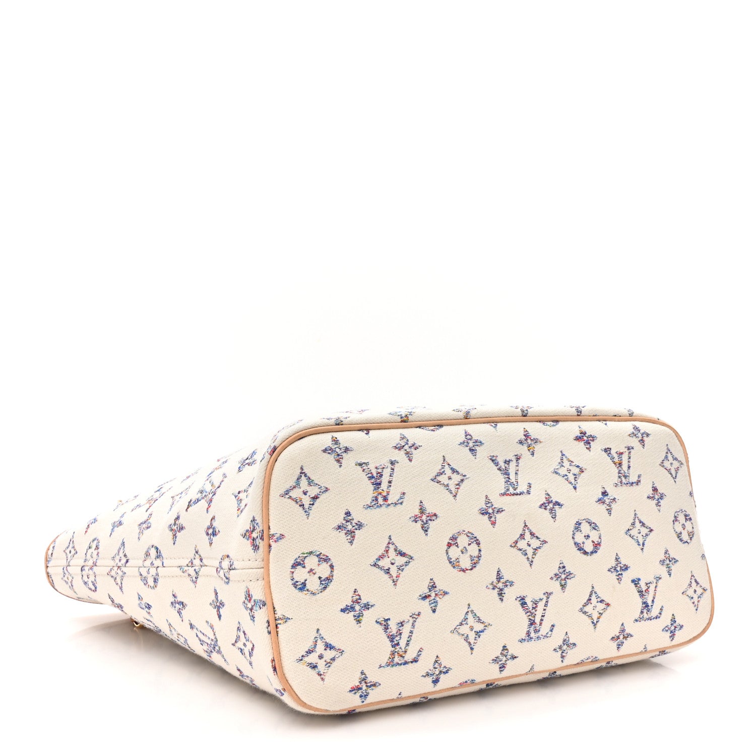 Louis Vuitton Monogram Jacquard Neverfull MM Multicolor Beige 5 of 17