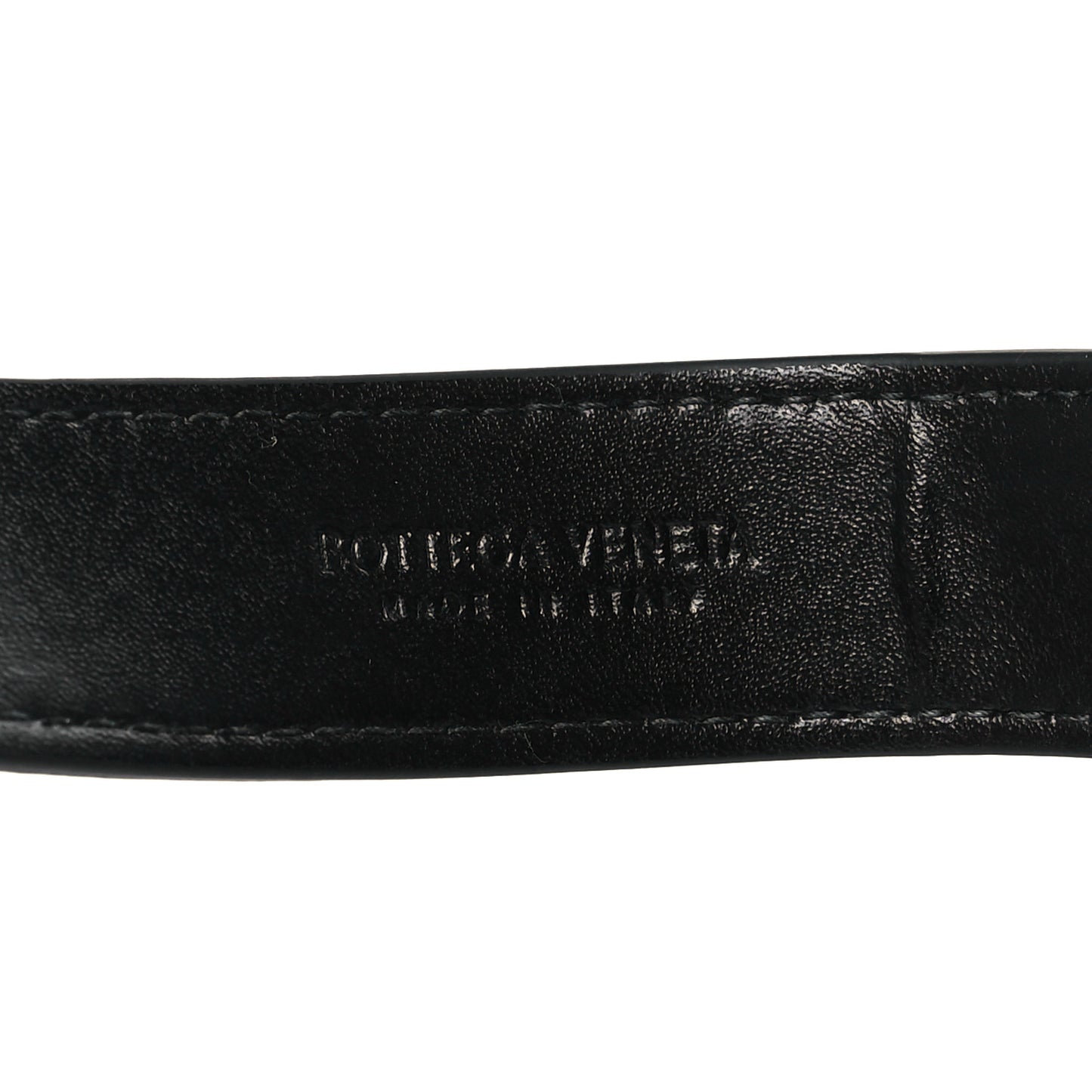 Nappa Maxi Intreccio The Belt Cassette Bag Black