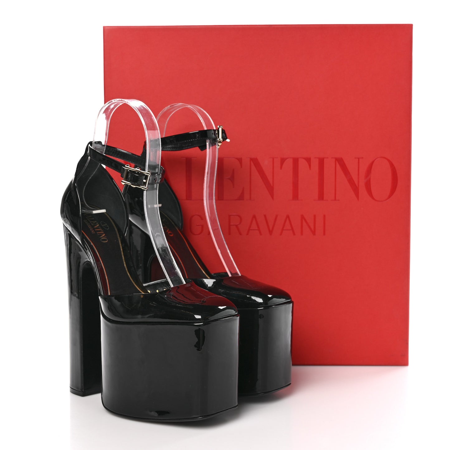 Patent DiscoBox 80/180mm Platform Pumps 35 Black