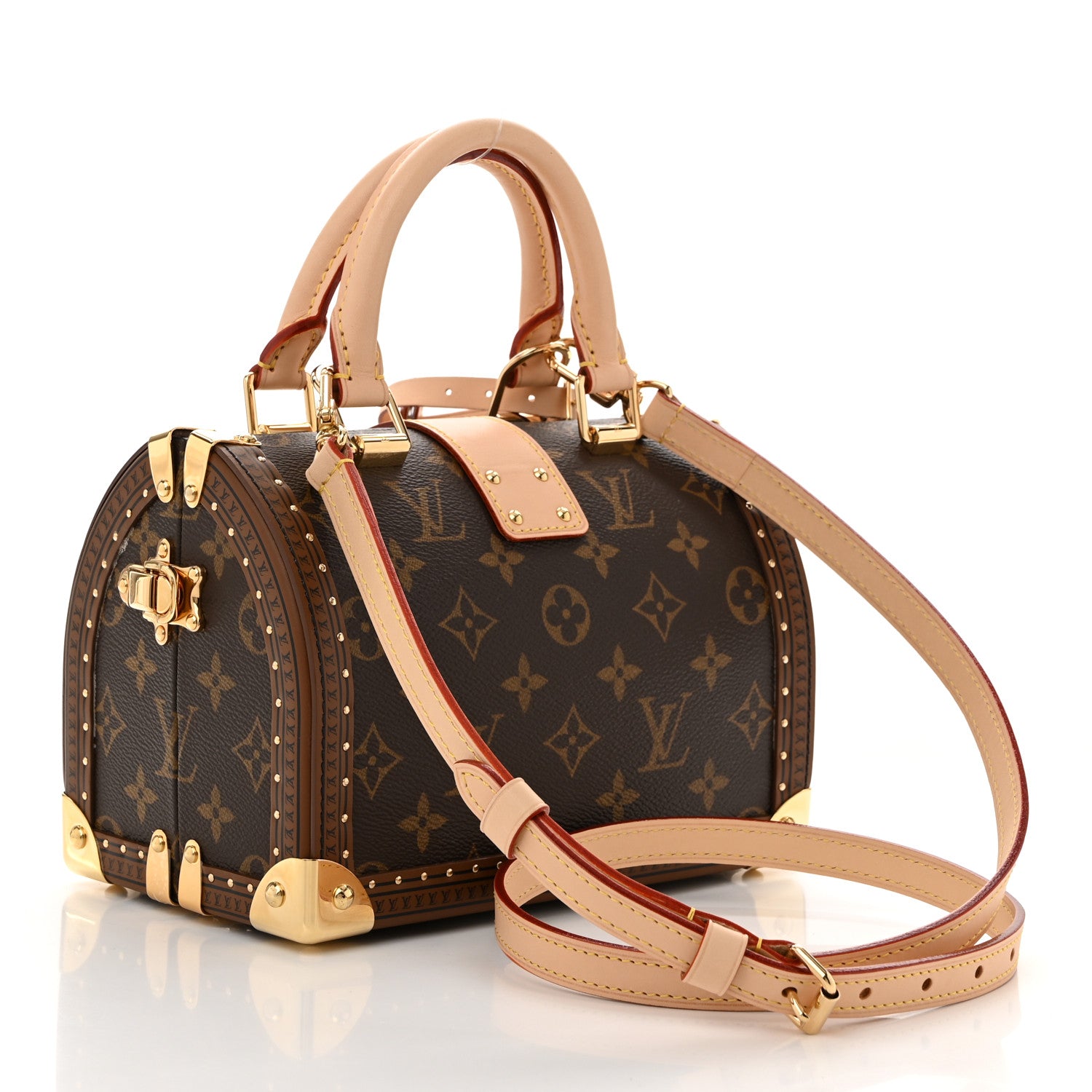 Louis Vuitton Monogram Speedy Trunk 20 3 of 9