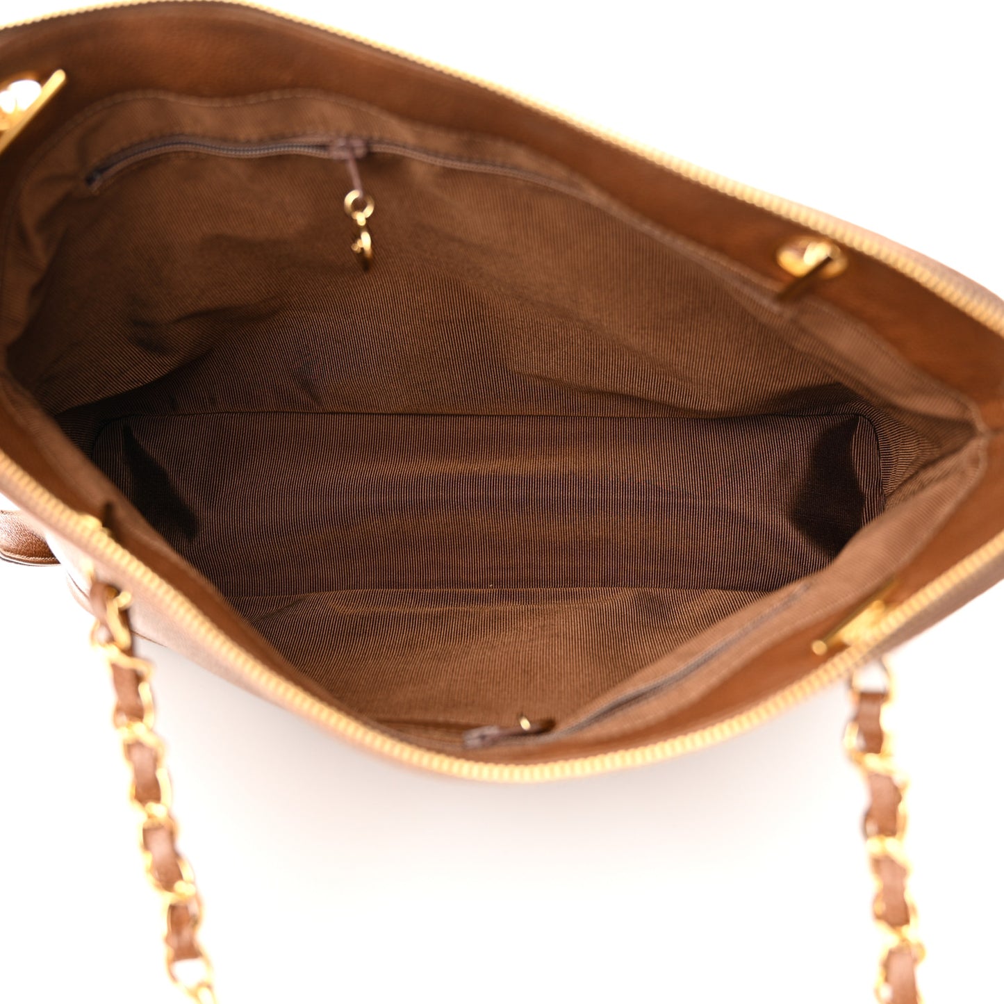 Caviar CC Shoulder Bag Brown