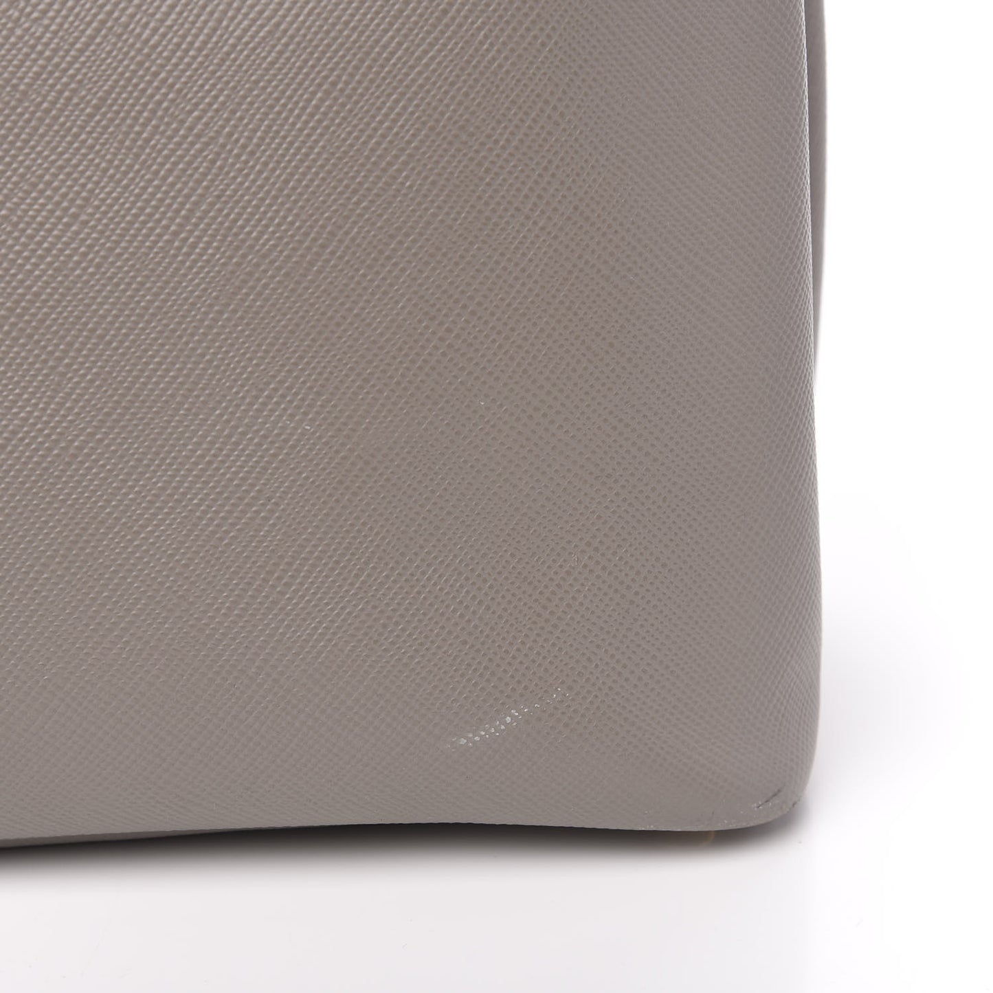 Saffiano Cuir Large Double Bag Argilla