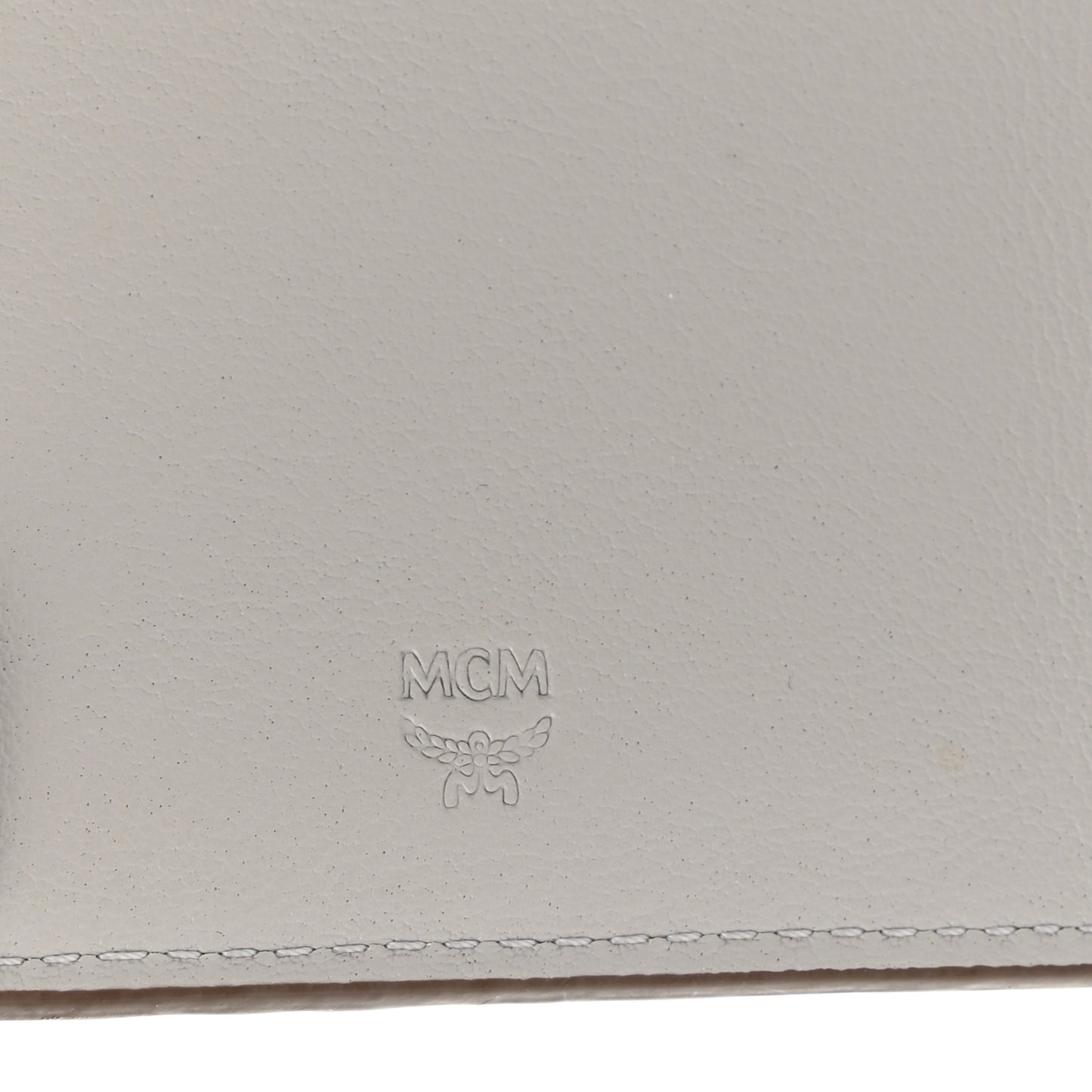 Calfskin Ottomar Large Klara Two Fold Wallet Dove