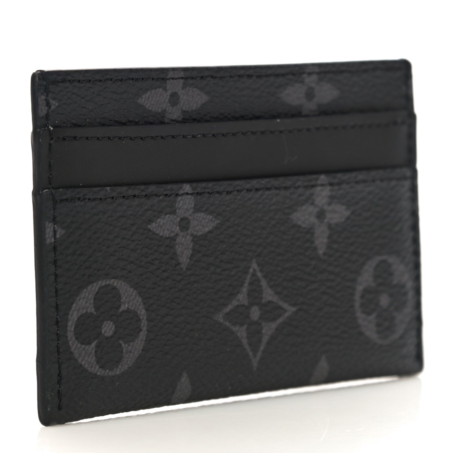 Louis Vuitton Monogram Eclipse Porte-Cartes Double Card Holder 3 of 9