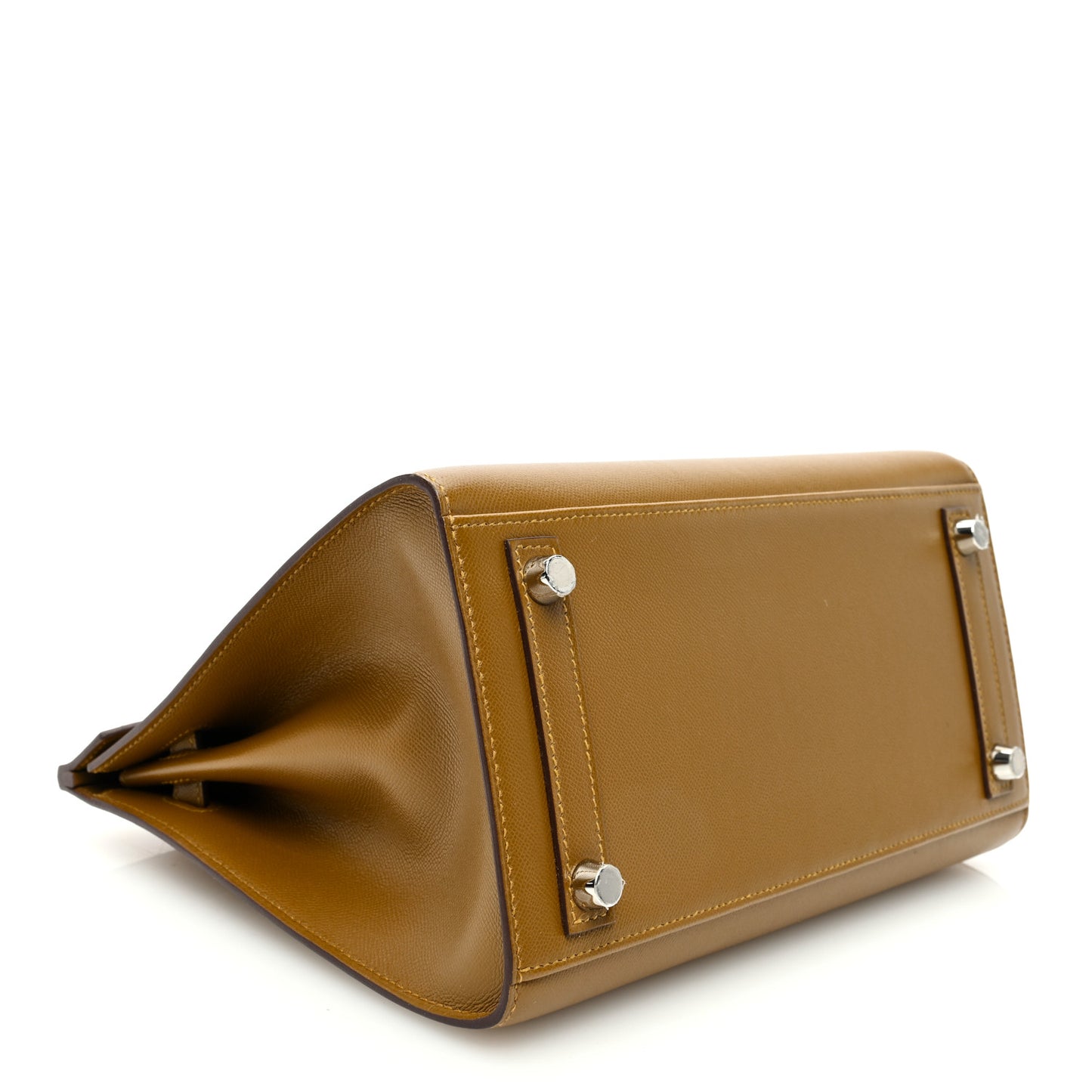 Madame Calfskin Birkin Sellier 25 Bronze Dore