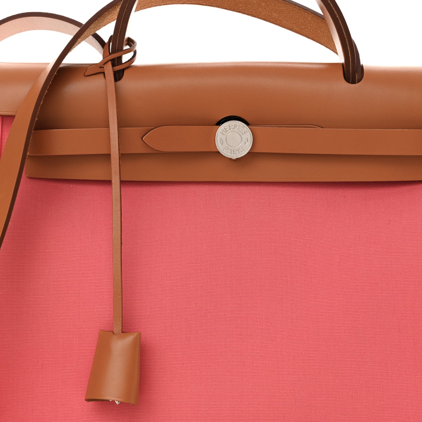 Vache Hunter Toile Herbag Zip 31 PM Rose Azalee Natural