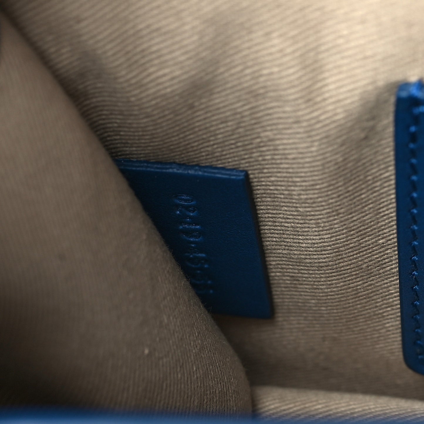 Calfskin Suede C Clutch With Chain Smoky Blue
