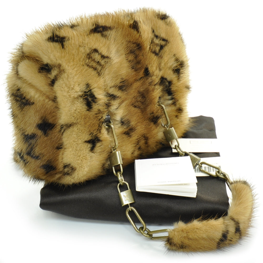 Louis Vuitton Mink Papillon Pochette 3 of 10