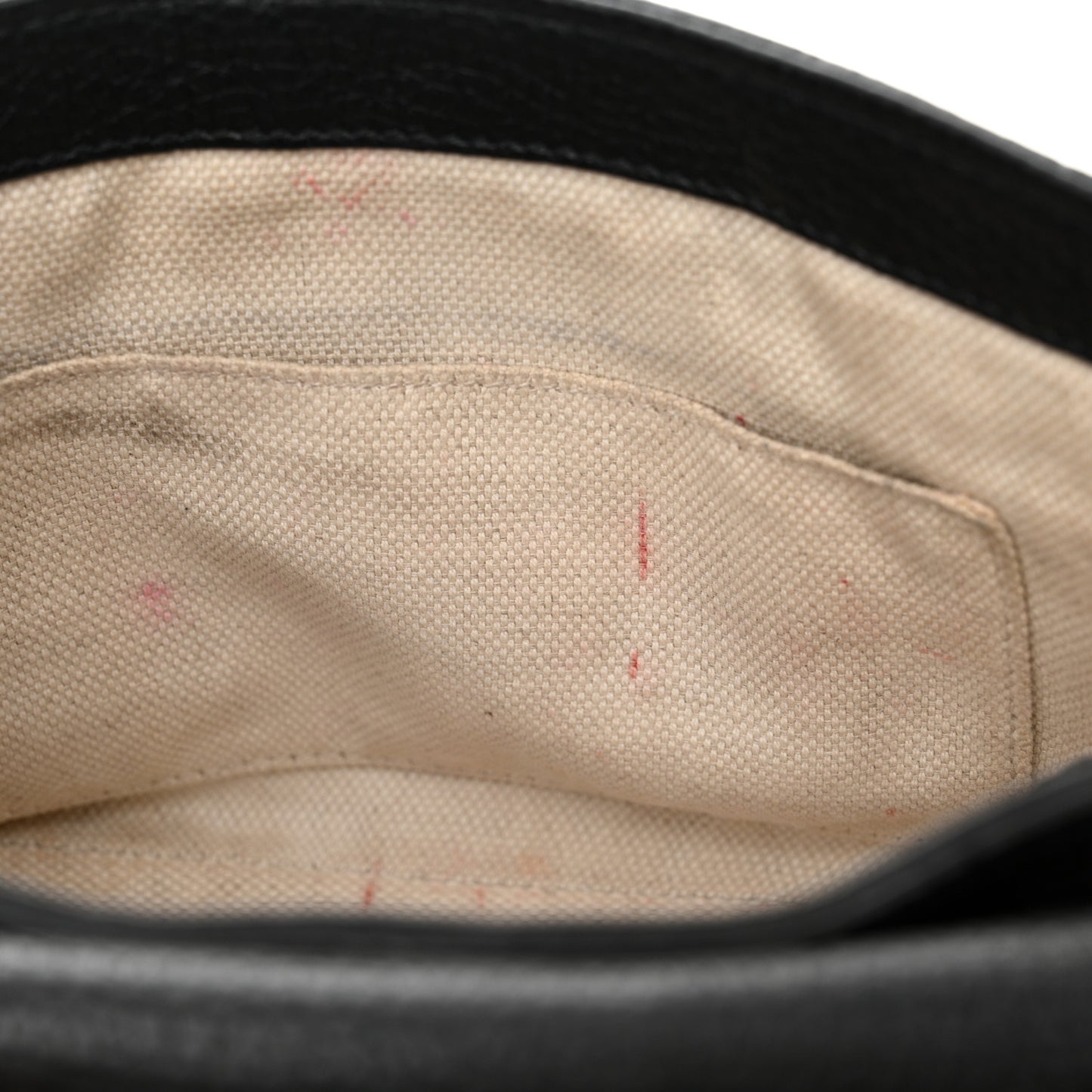 Pebbled Calfskin Medium Soho Flap Crossbody Black