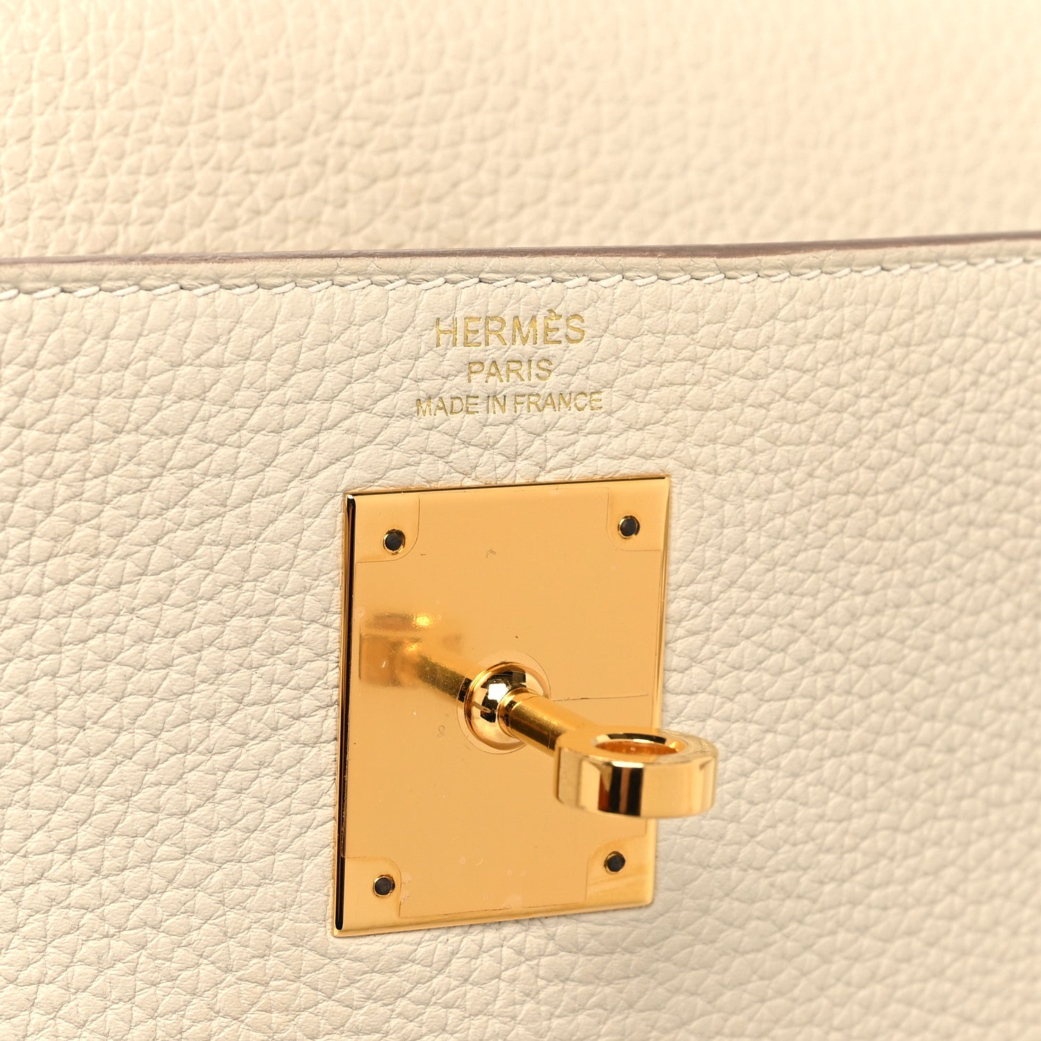 Hermes Togo Kelly Retourne 28 Craie 6 of 14