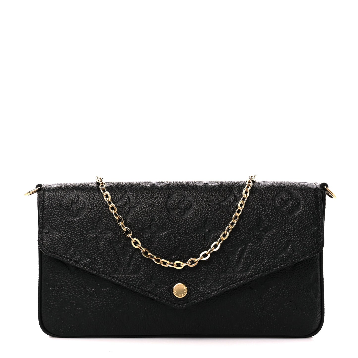 Empreinte Pochette Felicie Chain Wallet Black