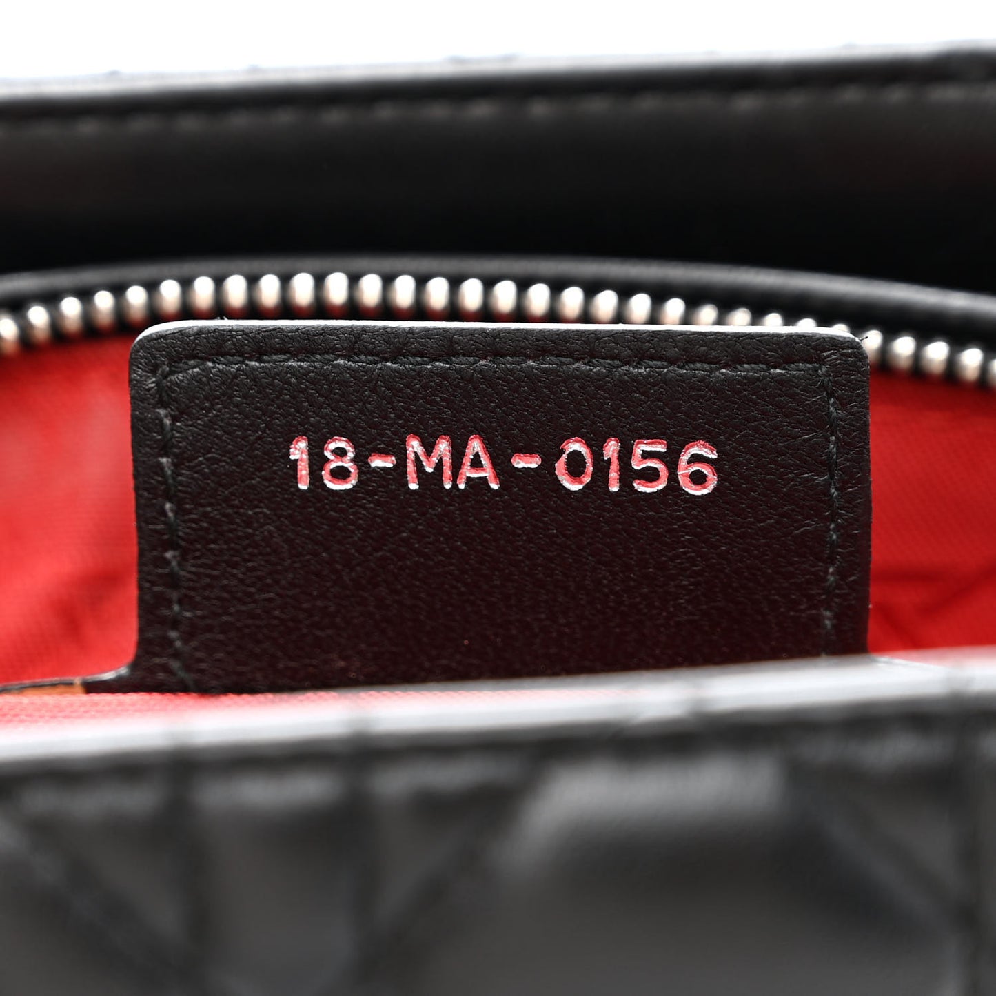 Lambskin Cannage Medium Lady Dior Black