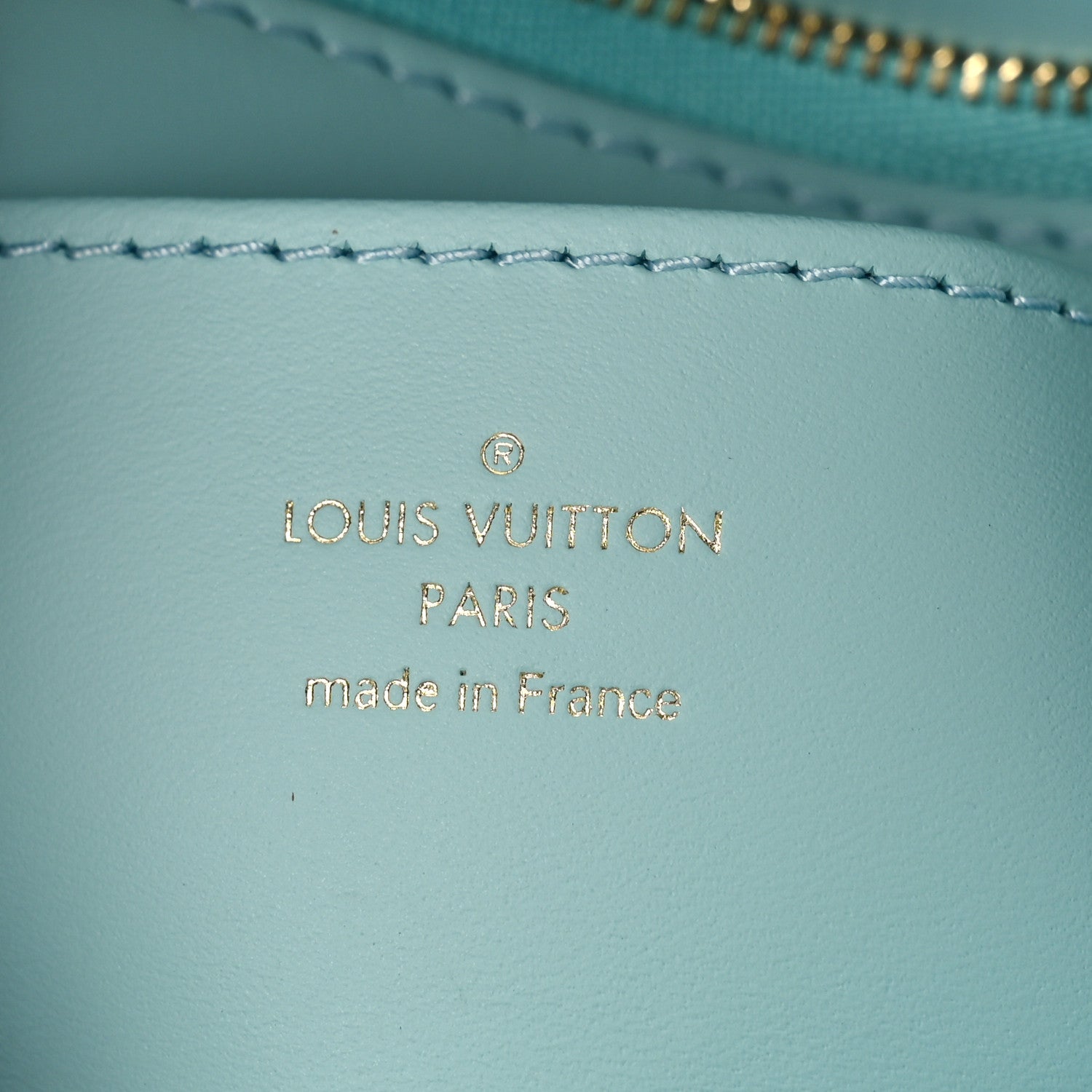 Louis Vuitton Lambskin Malletage Top Handle GO-14 MM Lagoon 7 of 9