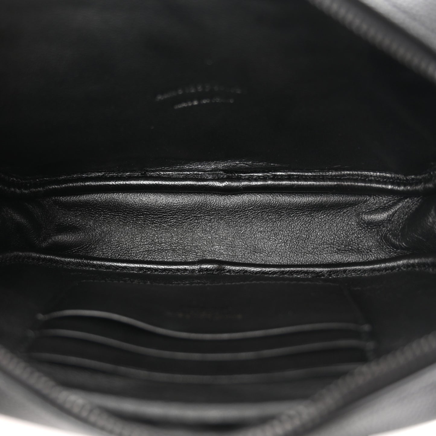Grain De Poudre Matelasse Monochrome Monogram Mini Lou Camera Bag Black