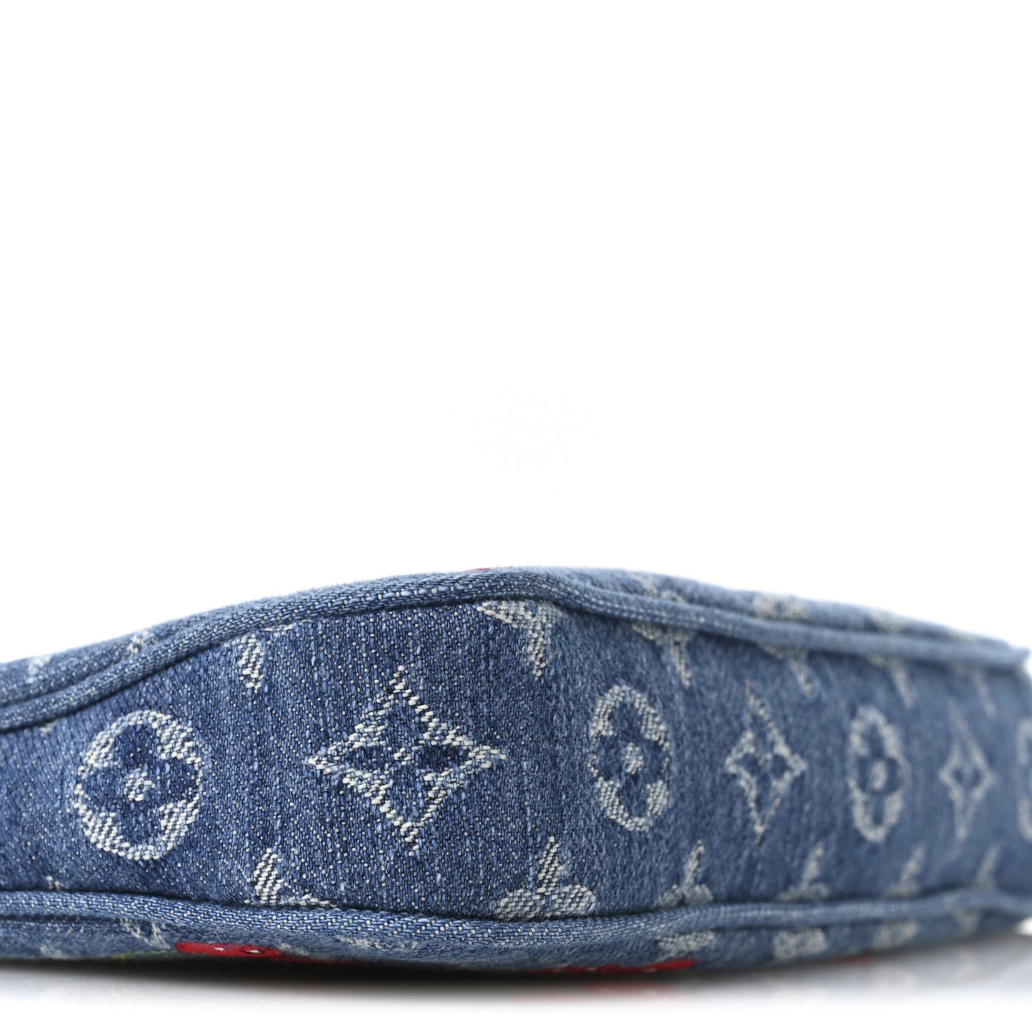LV X TM Monogram Denim Cerises Pochette Accessories Blue