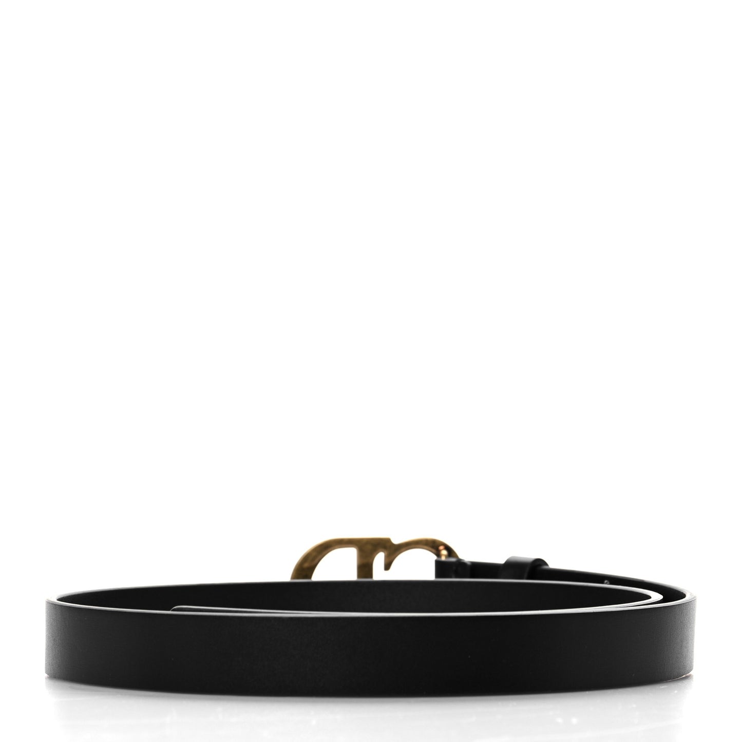 Calfskin CD Belt 70 Black
