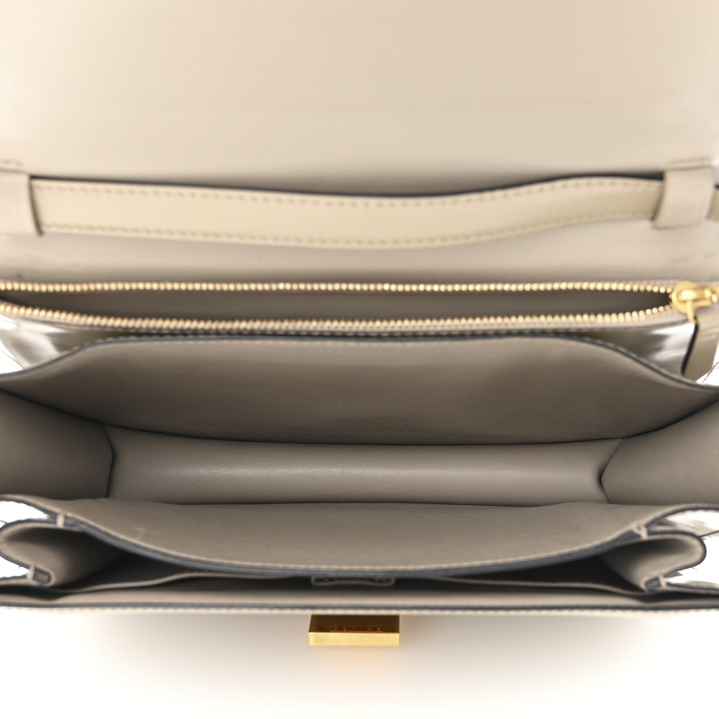 Spazzolato Calfskin Medium Classic Box Flap Bag Taupe