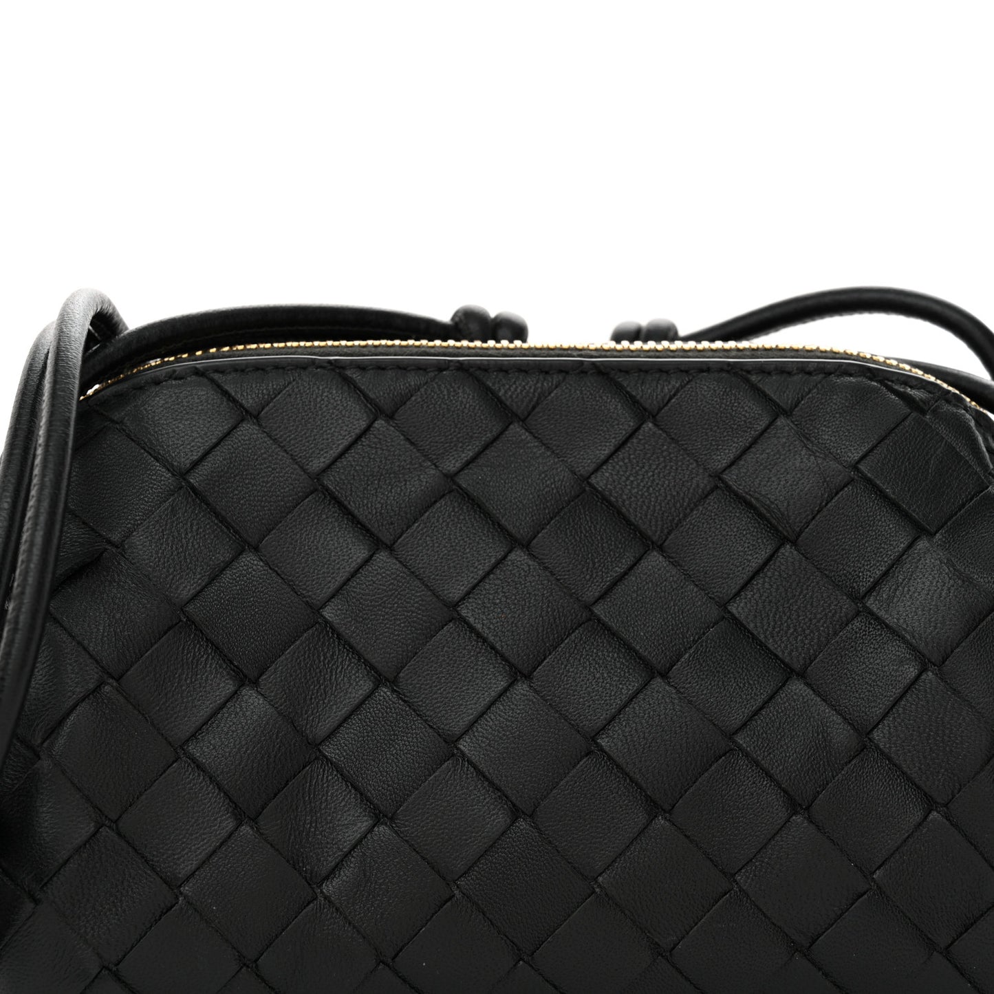 Nappa Intrecciato Concert Pouch Black