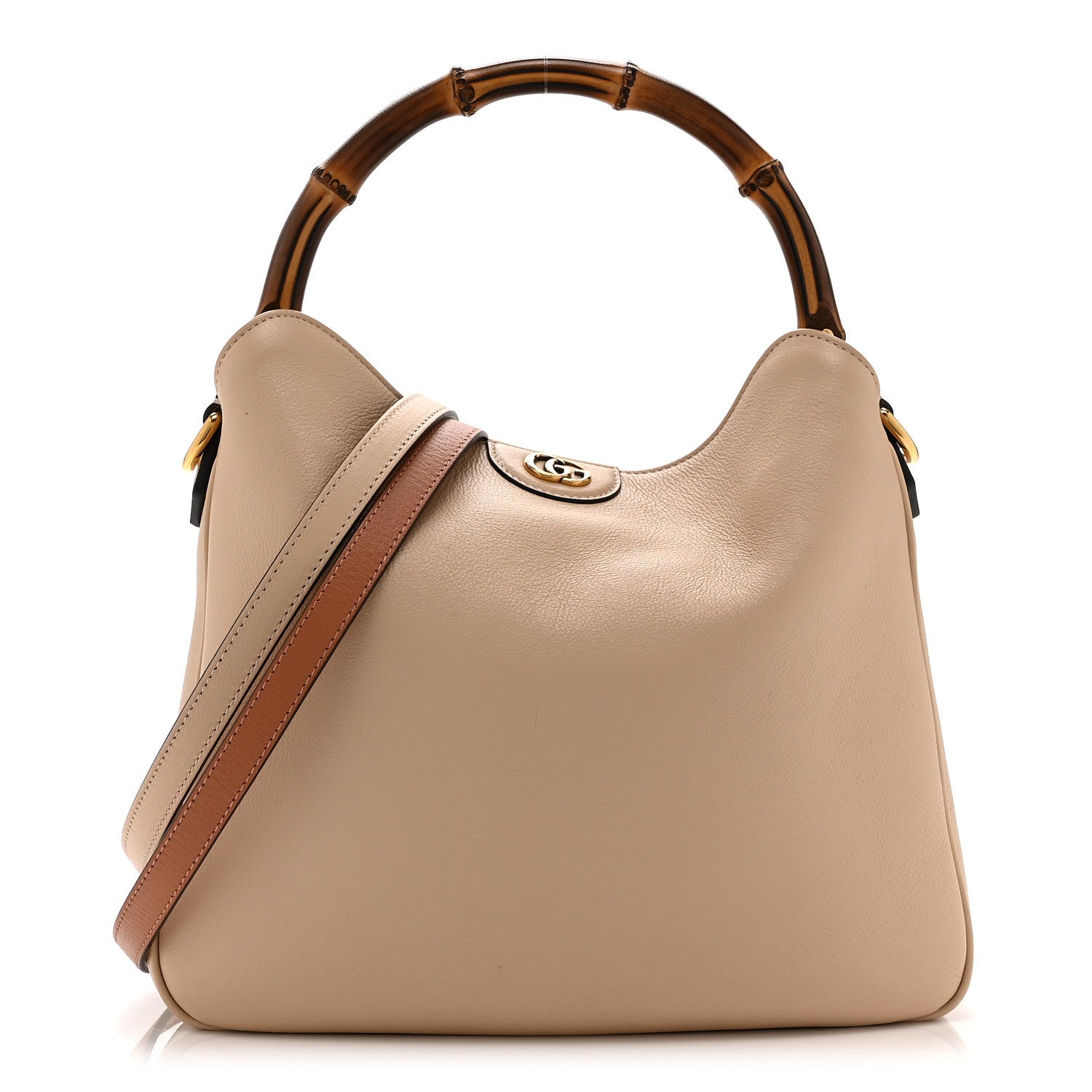 Gucci Softy Wonka Textured Dollar Calfskin Medium Diana Shoulder