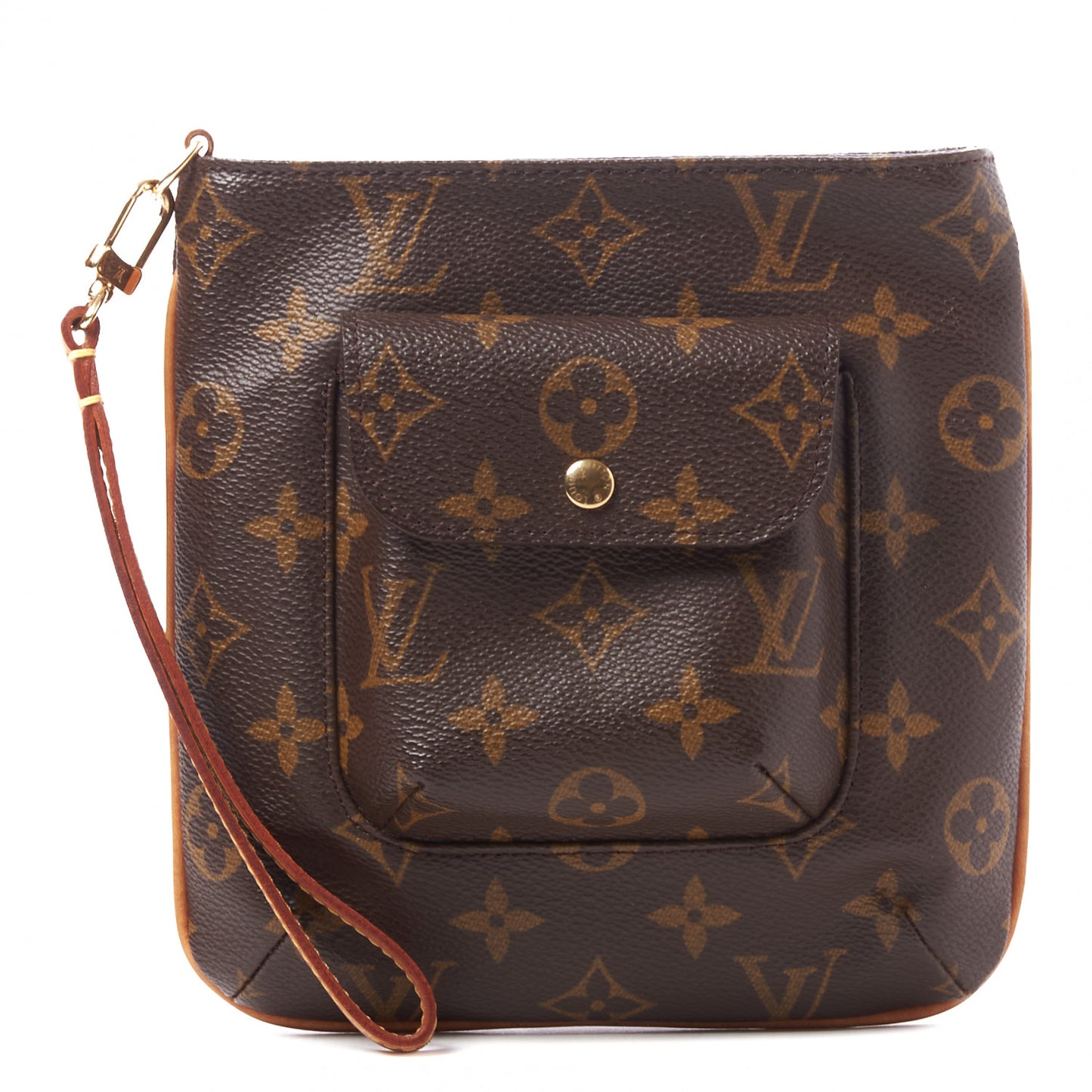 Monogram Partition Wristlet