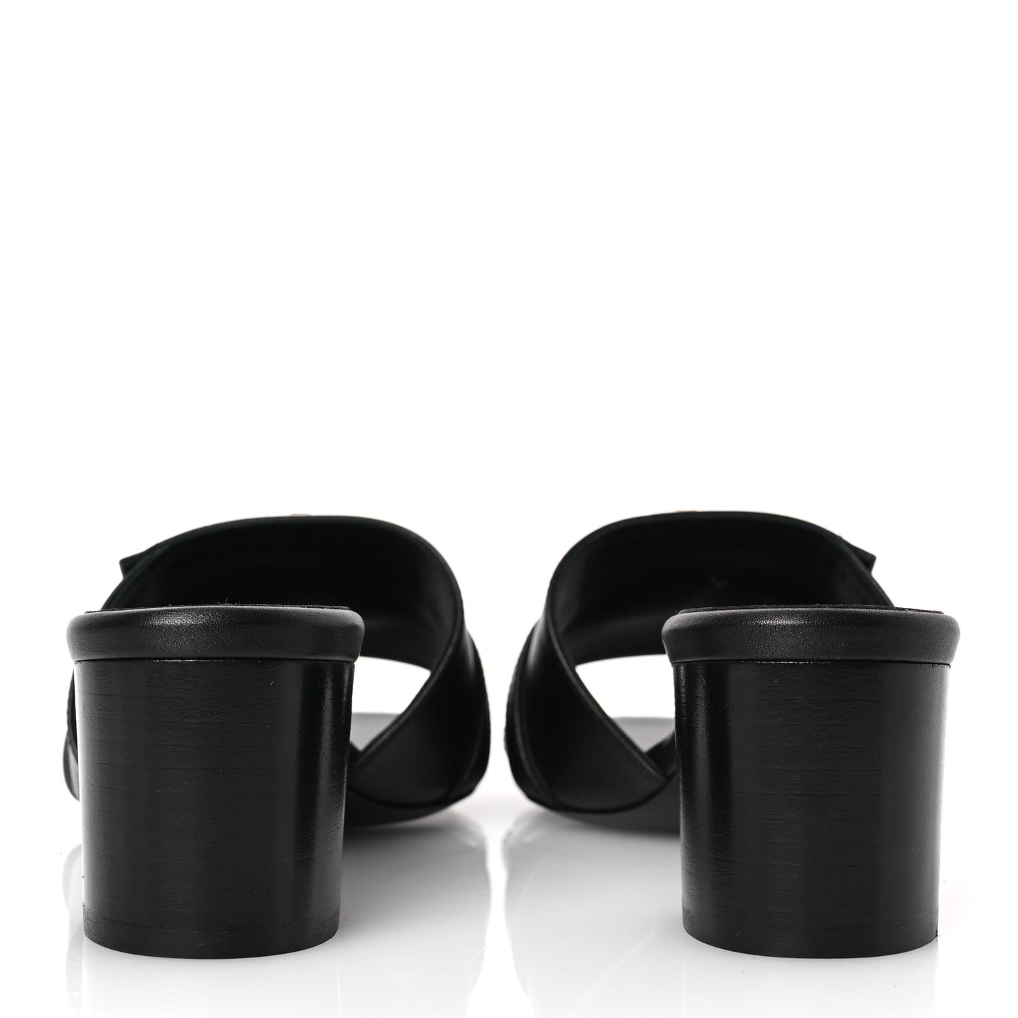 Calfskin Gigi 50 Sandals 38 Black